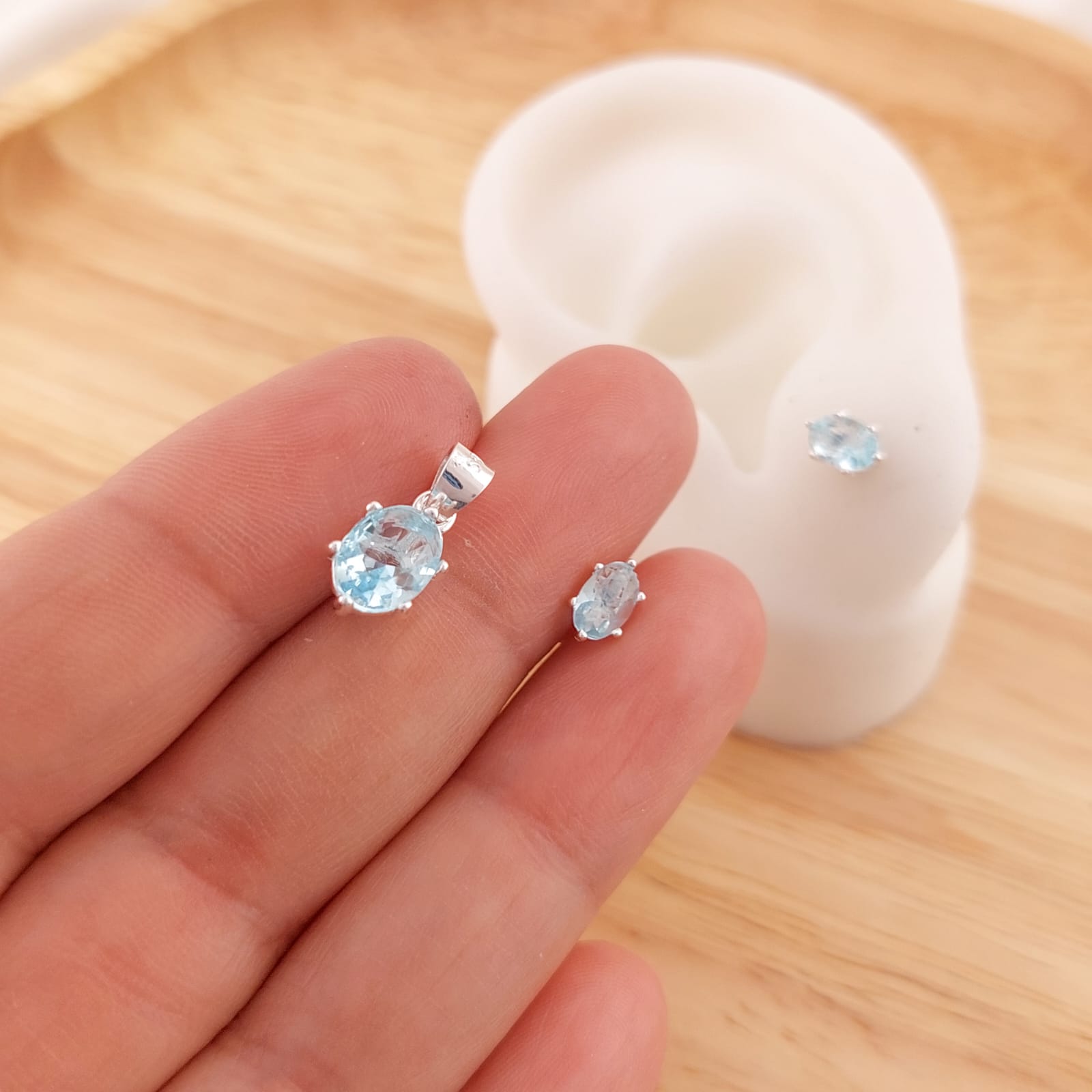 Juego Dama Plata 925 26238