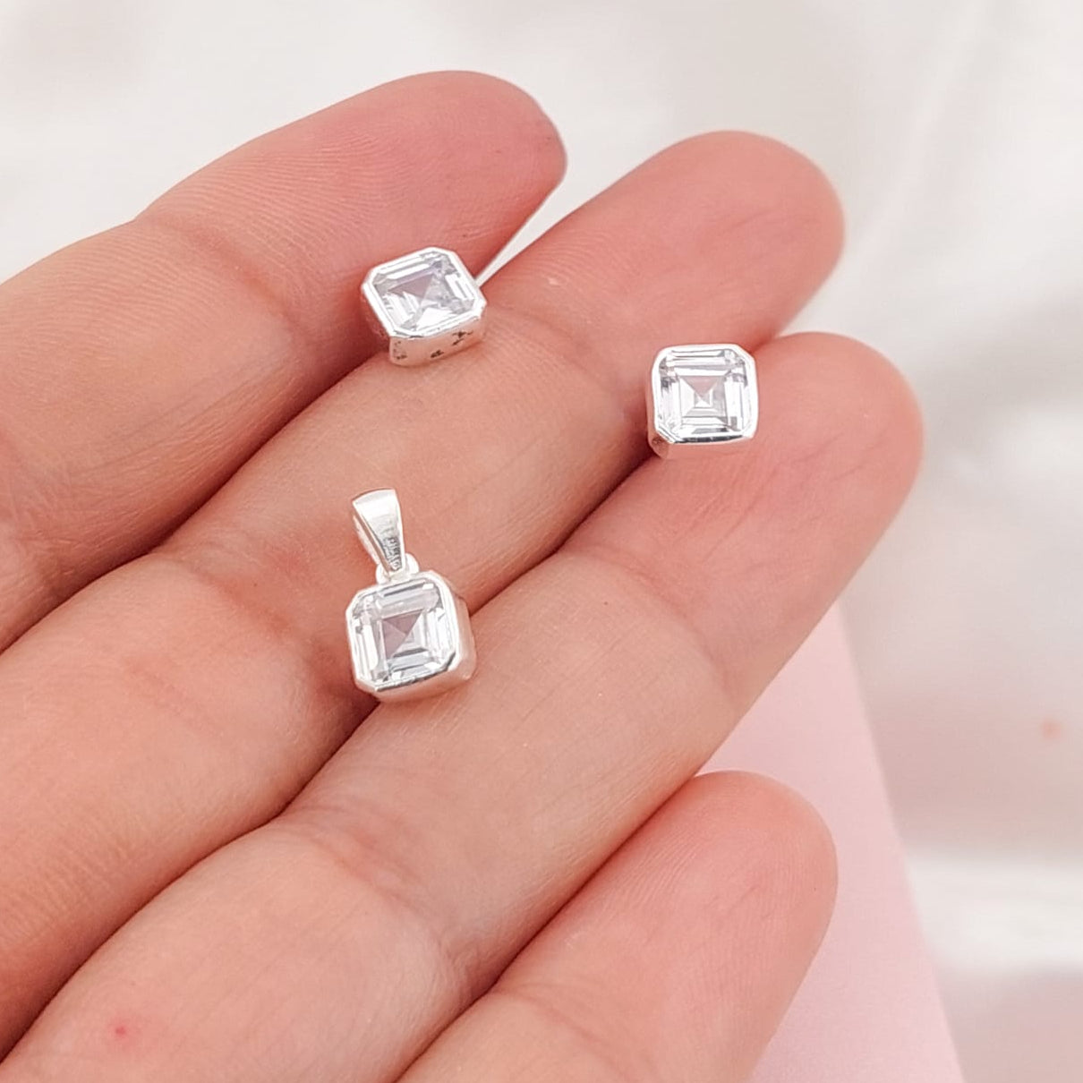 Juego Dama Plata 925 26236