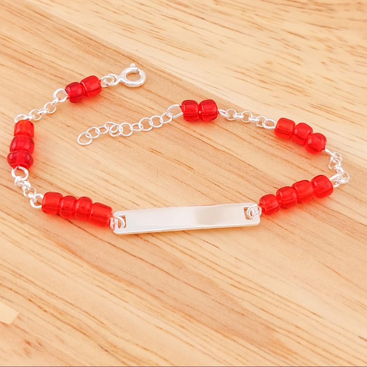 Pulsera Placa Niñas 14-16cm Plata 925 26182