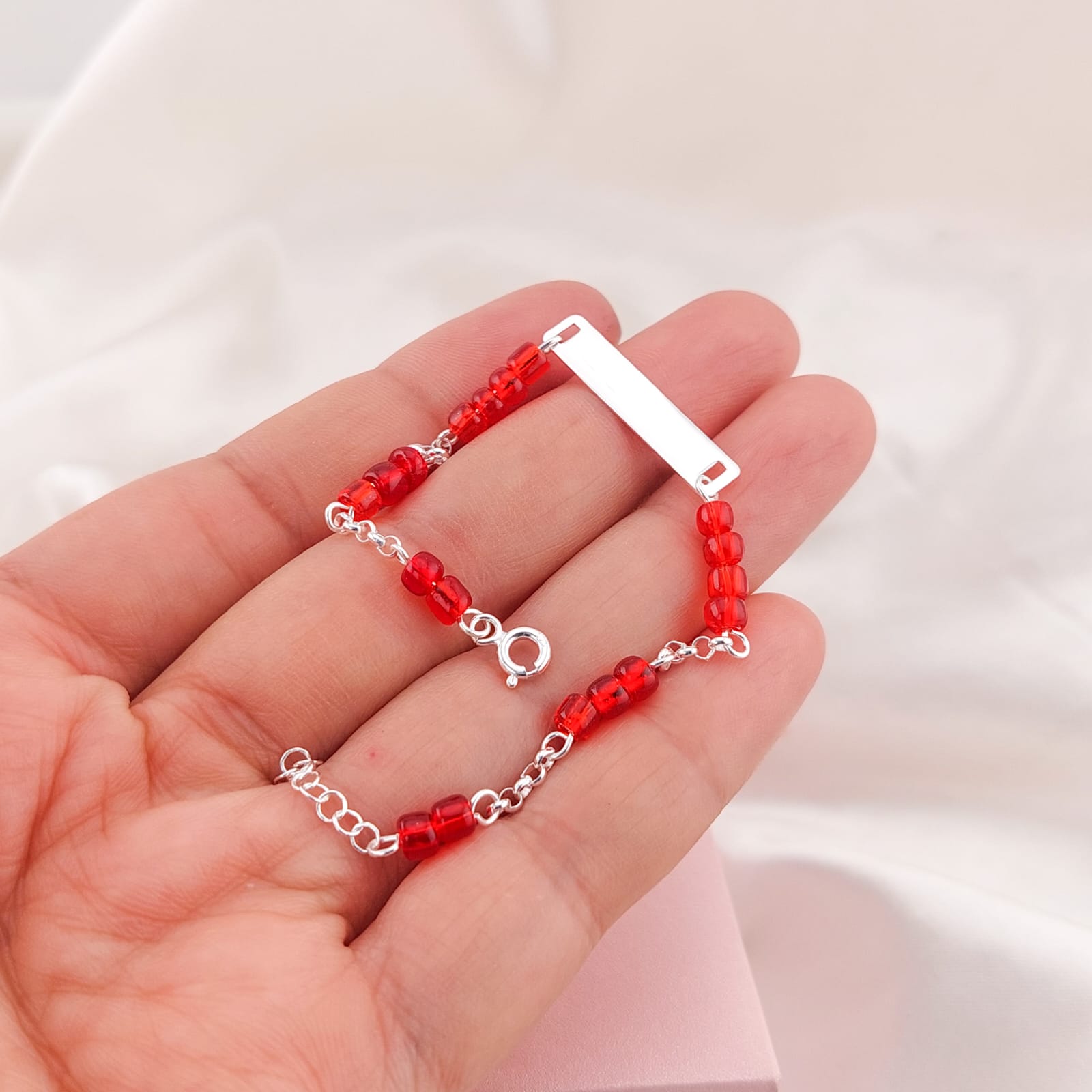 Pulsera Placa Niñas 14-16cm Plata 925 26182