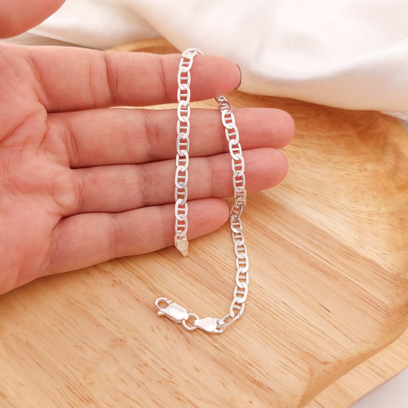 Pulsera Gucci 20cm/4mm Plata 925 26204