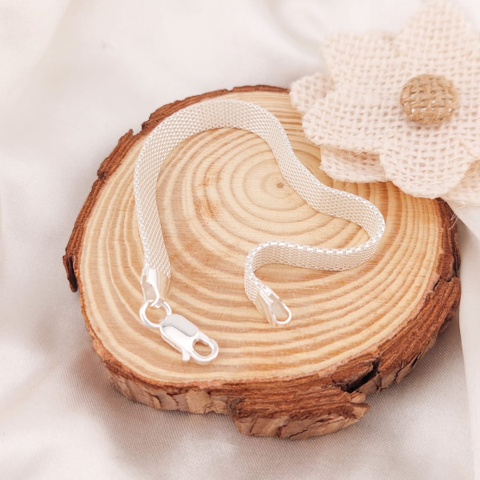 Pulsera Bismark 18.5cm/7mm Plata 925 26211