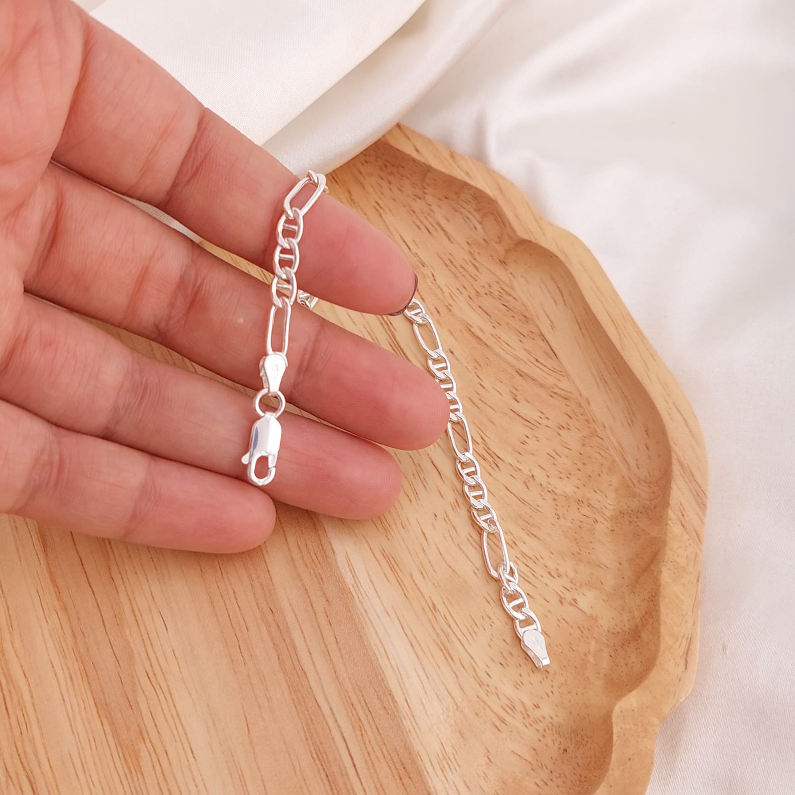 Pulsera Gucci 20cm/4mm Plata 925 26208