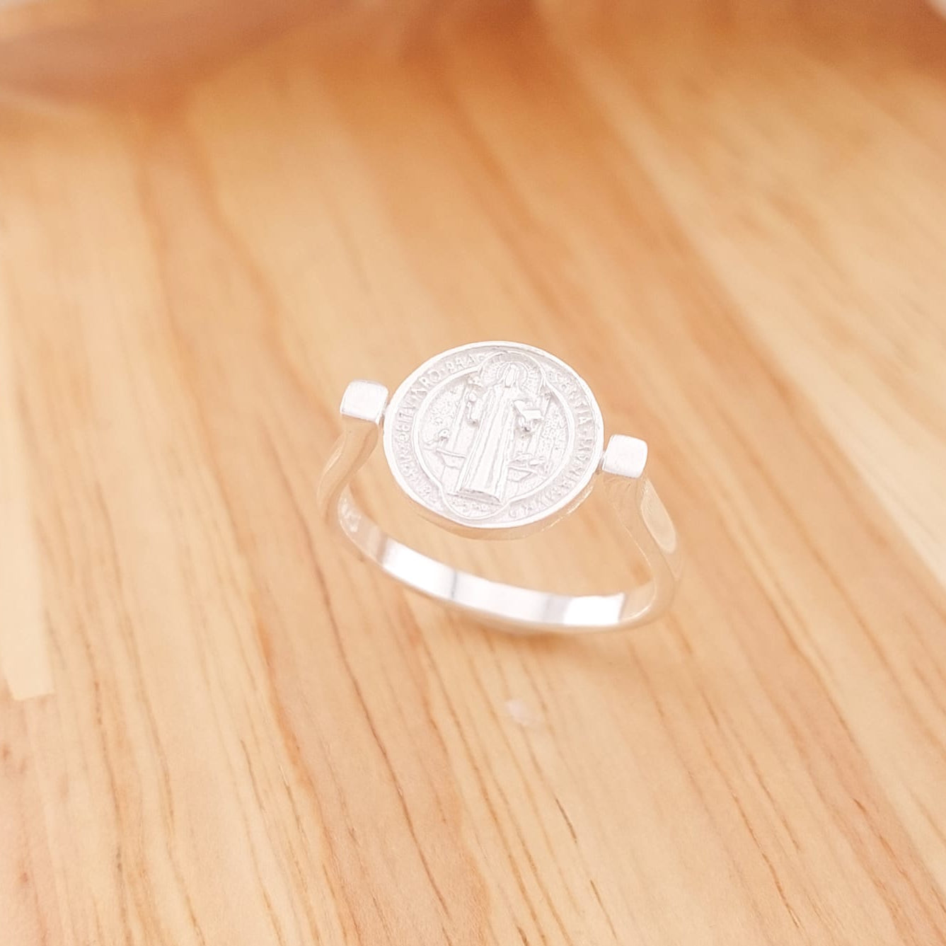 Anillo San Benito Plata 925 26269