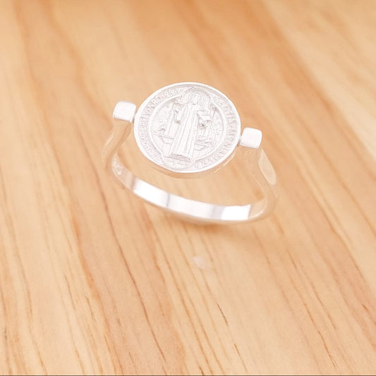 Anillo San Benito Plata 925 26269