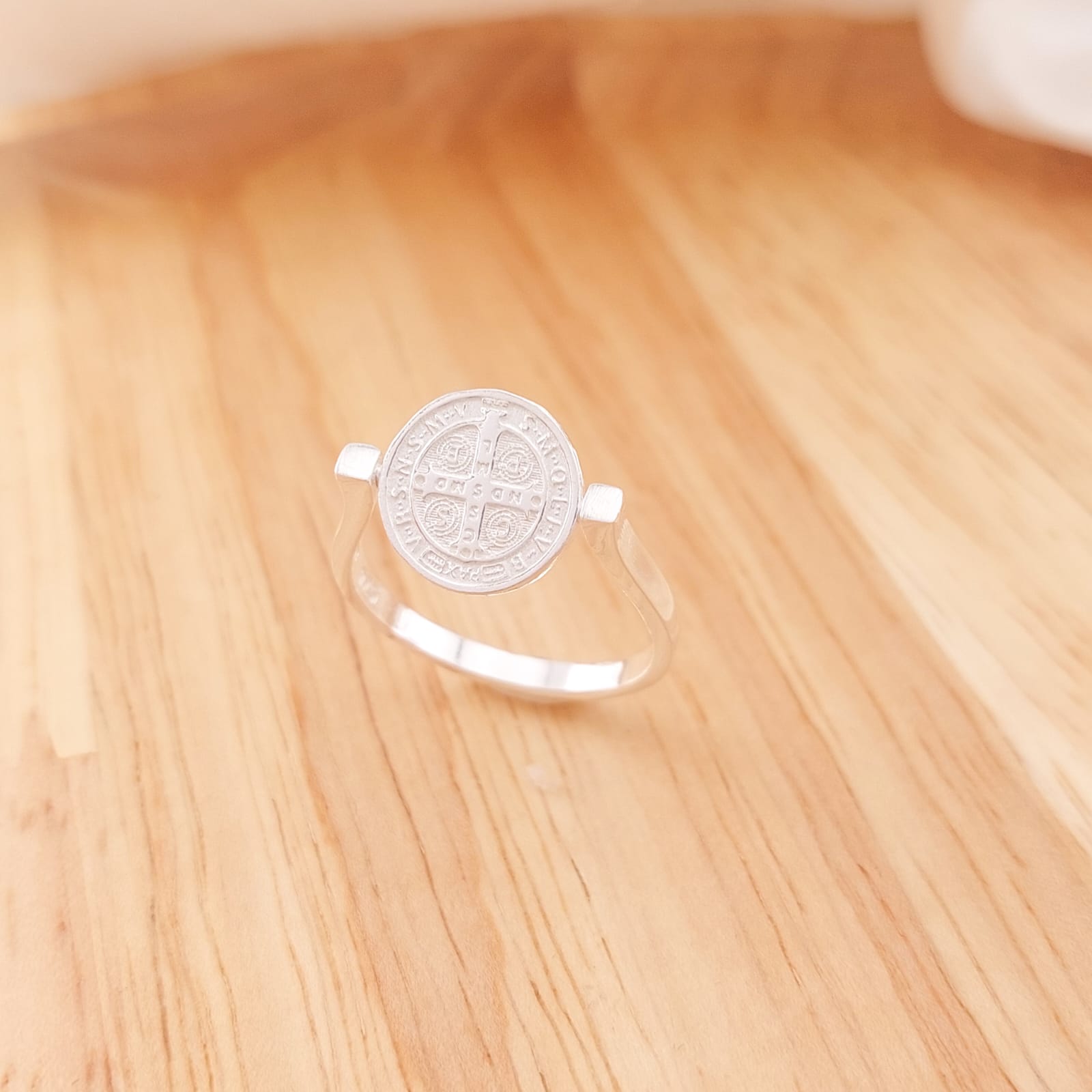 Anillo San Benito Plata 925 26269