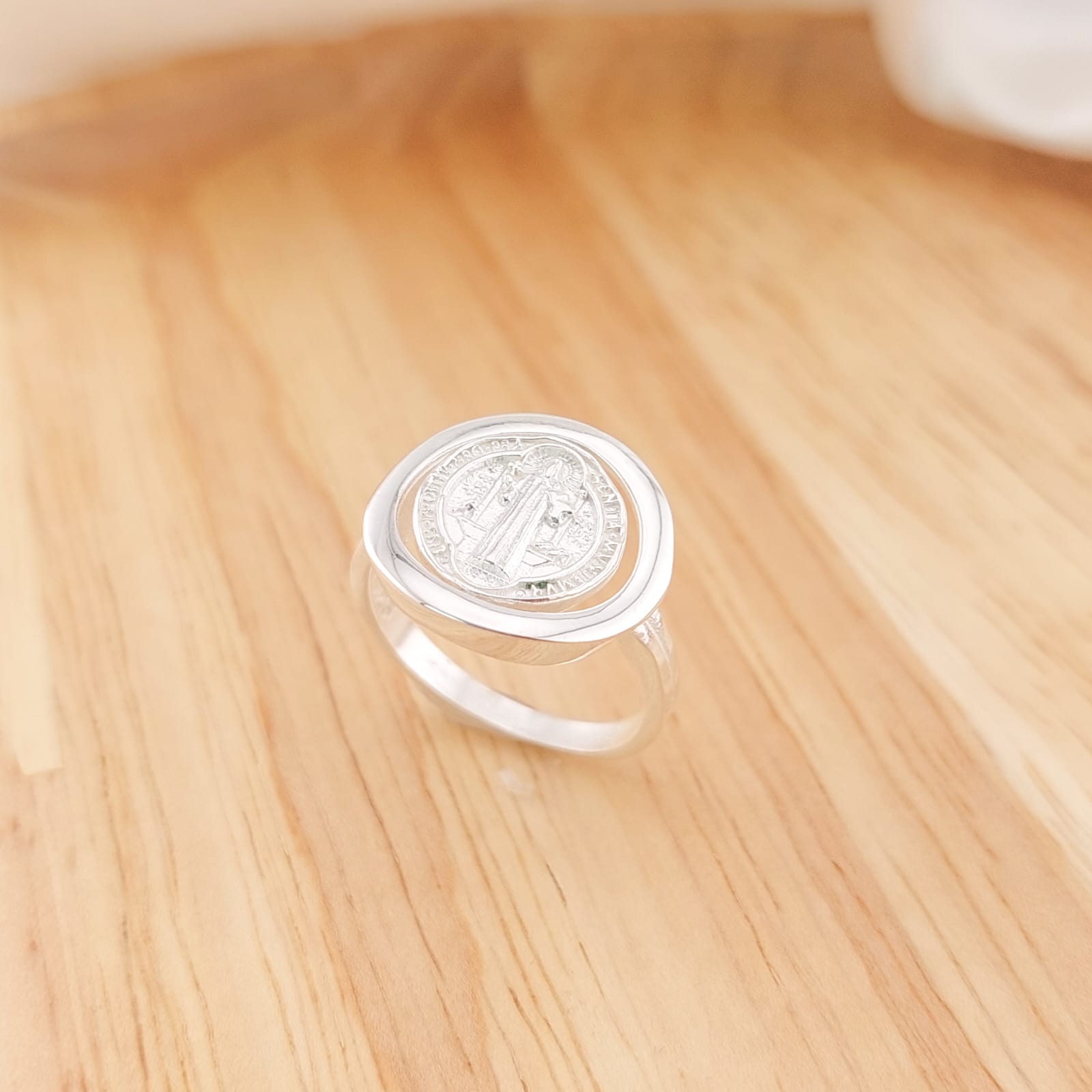 Anillo San Benito Plata 925 26267