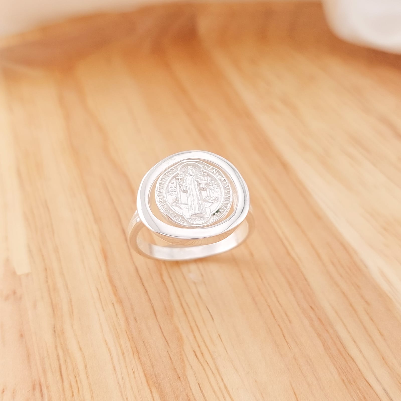 Anillo San Benito Plata 925 26267