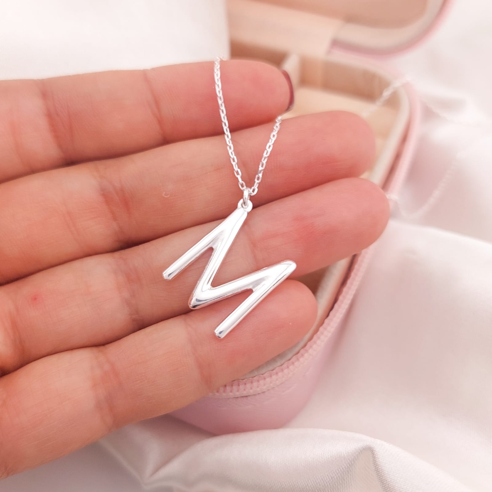 Collar Letra 40-45cm Plata 925 26260