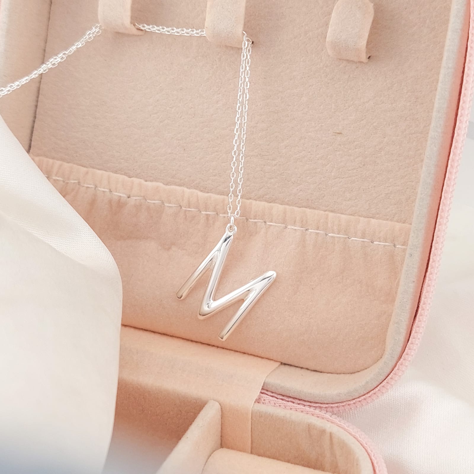 Collar Letra 40-45cm Plata 925 26260