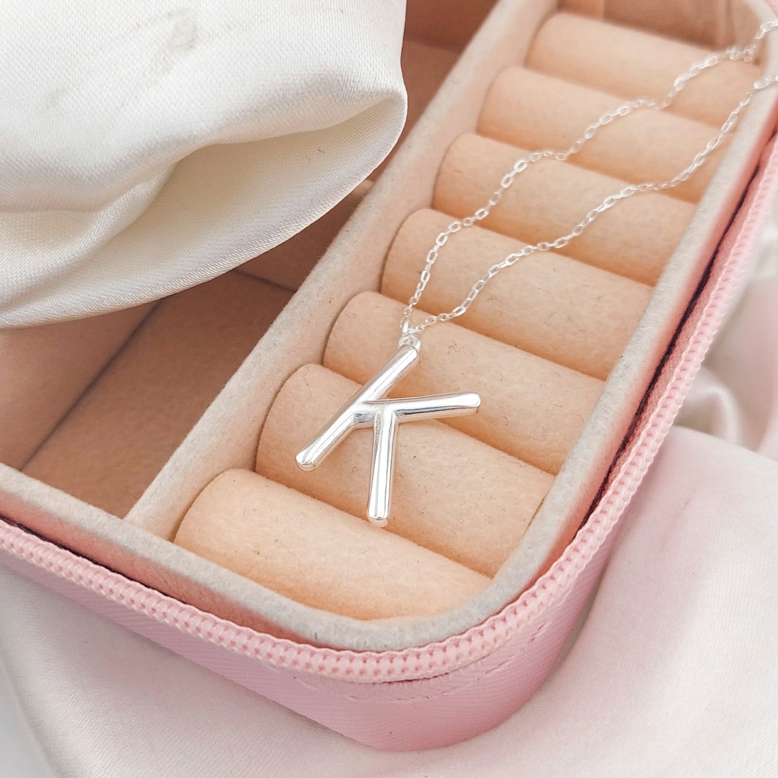 Collar Letra 40-45cm Plata 925 26261