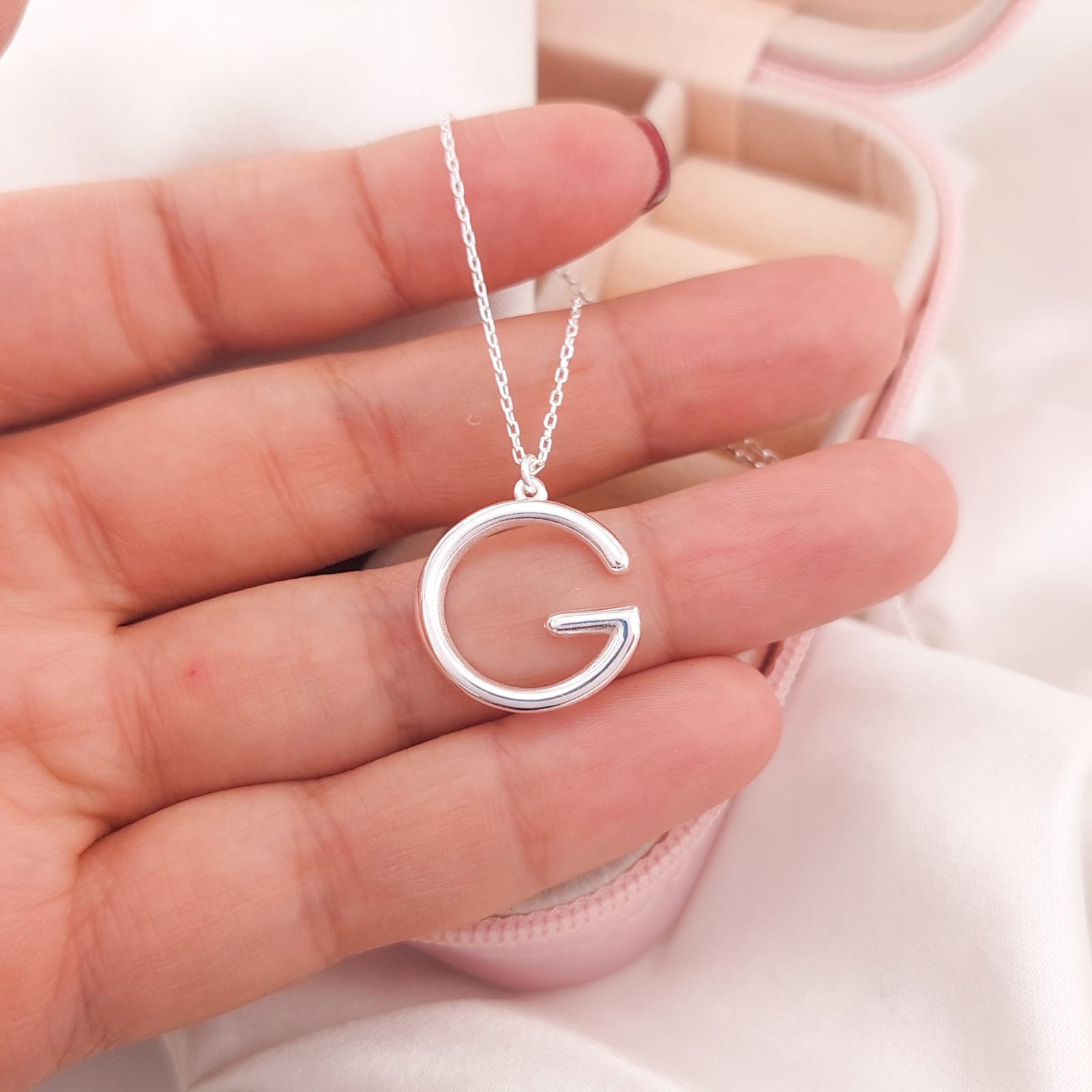 Collar Letra 40-45cm Plata 925 26263