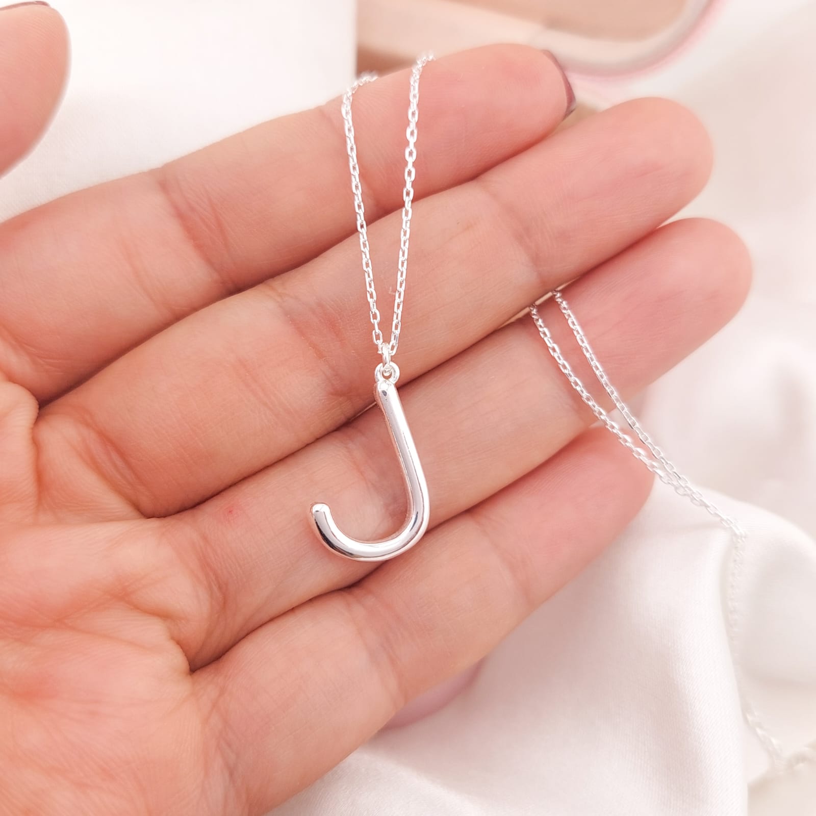 Collar Letra 40-45cm Plata 925 26262