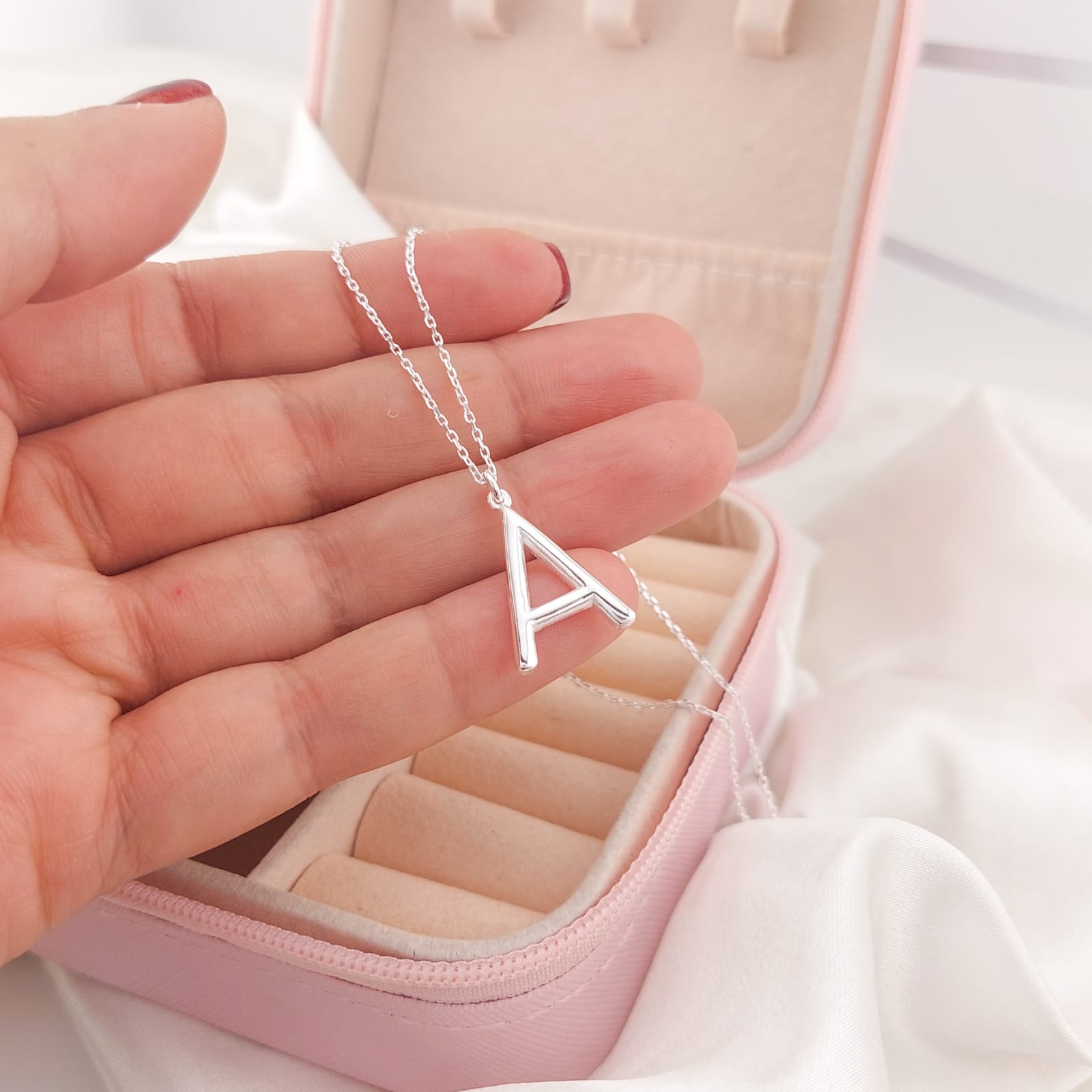 Collar Letra 40-45cm Plata 925 26258