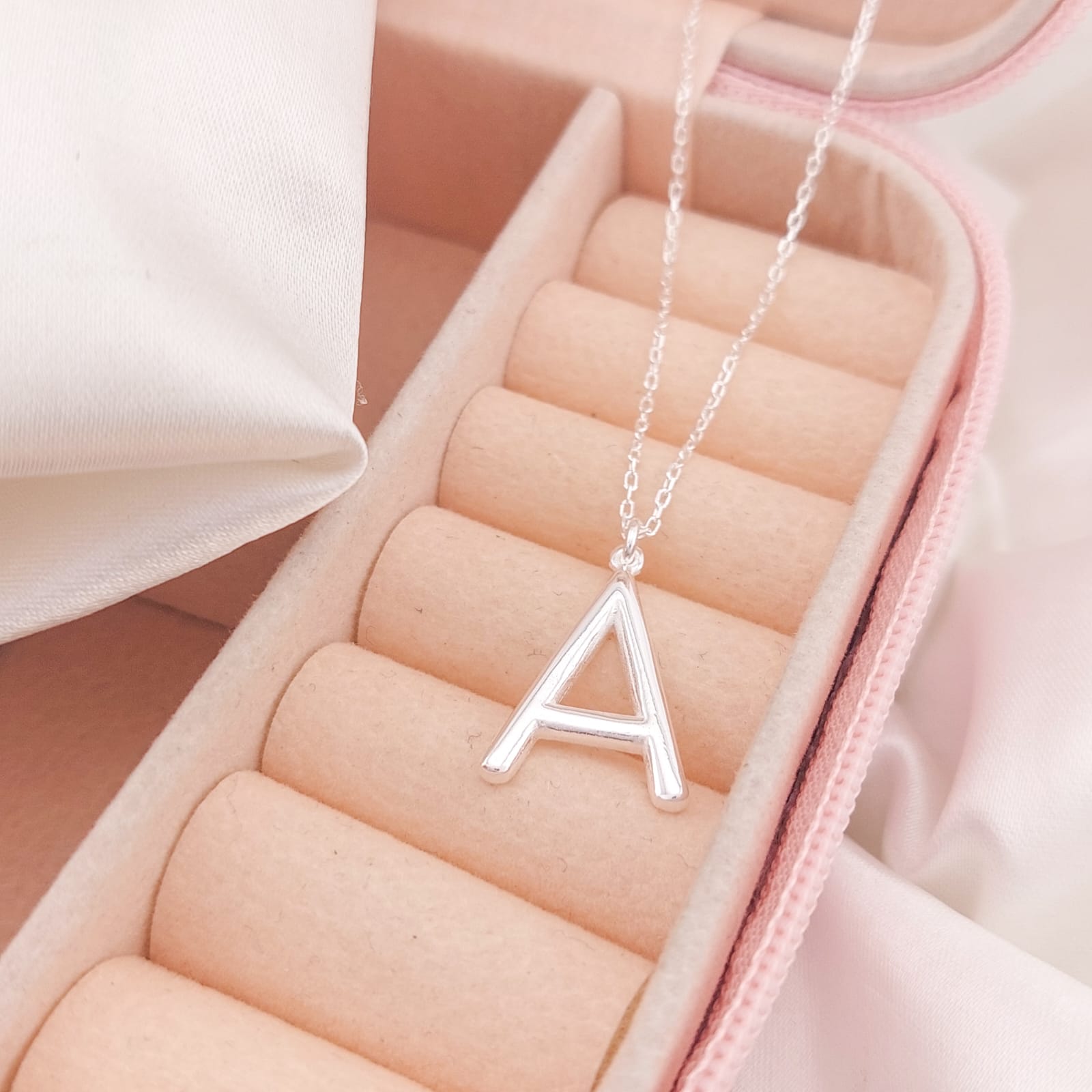 Collar Letra 40-45cm Plata 925 26258