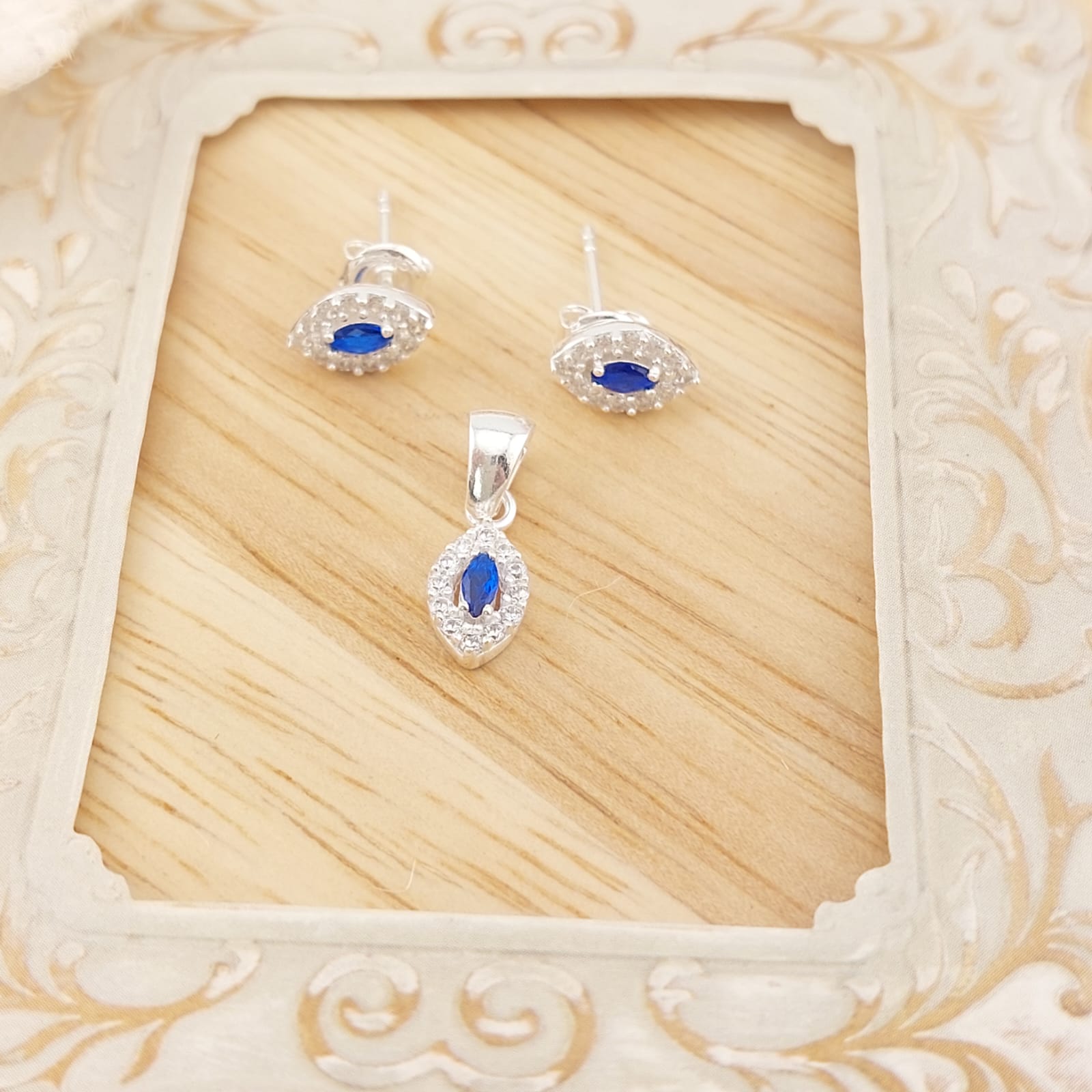 Juego Dama Plata 925 26317