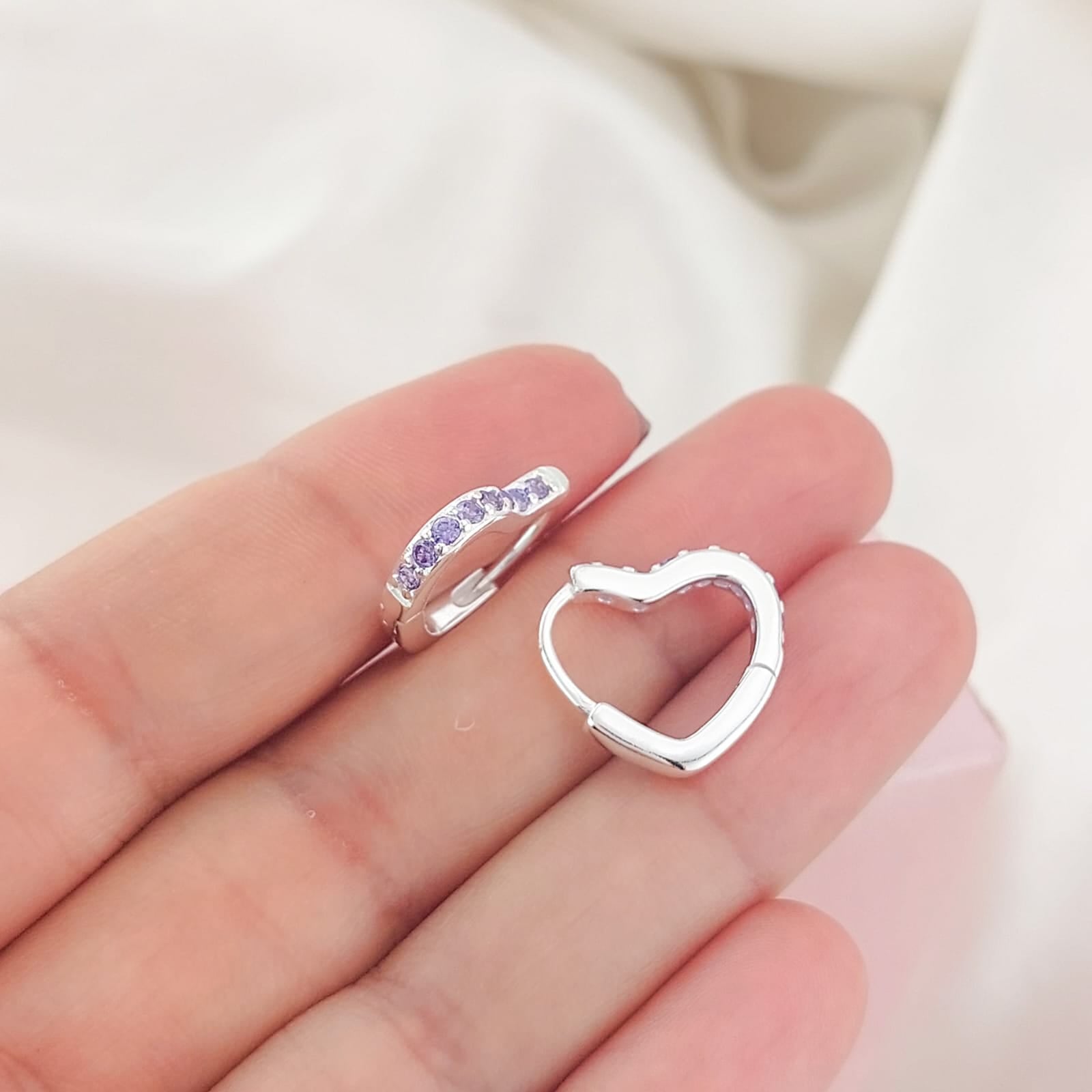 Aretes Huggies 16mm Plata 925 26353