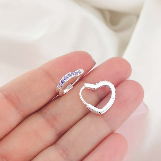 Aretes Huggies 16mm Plata 925 26353
