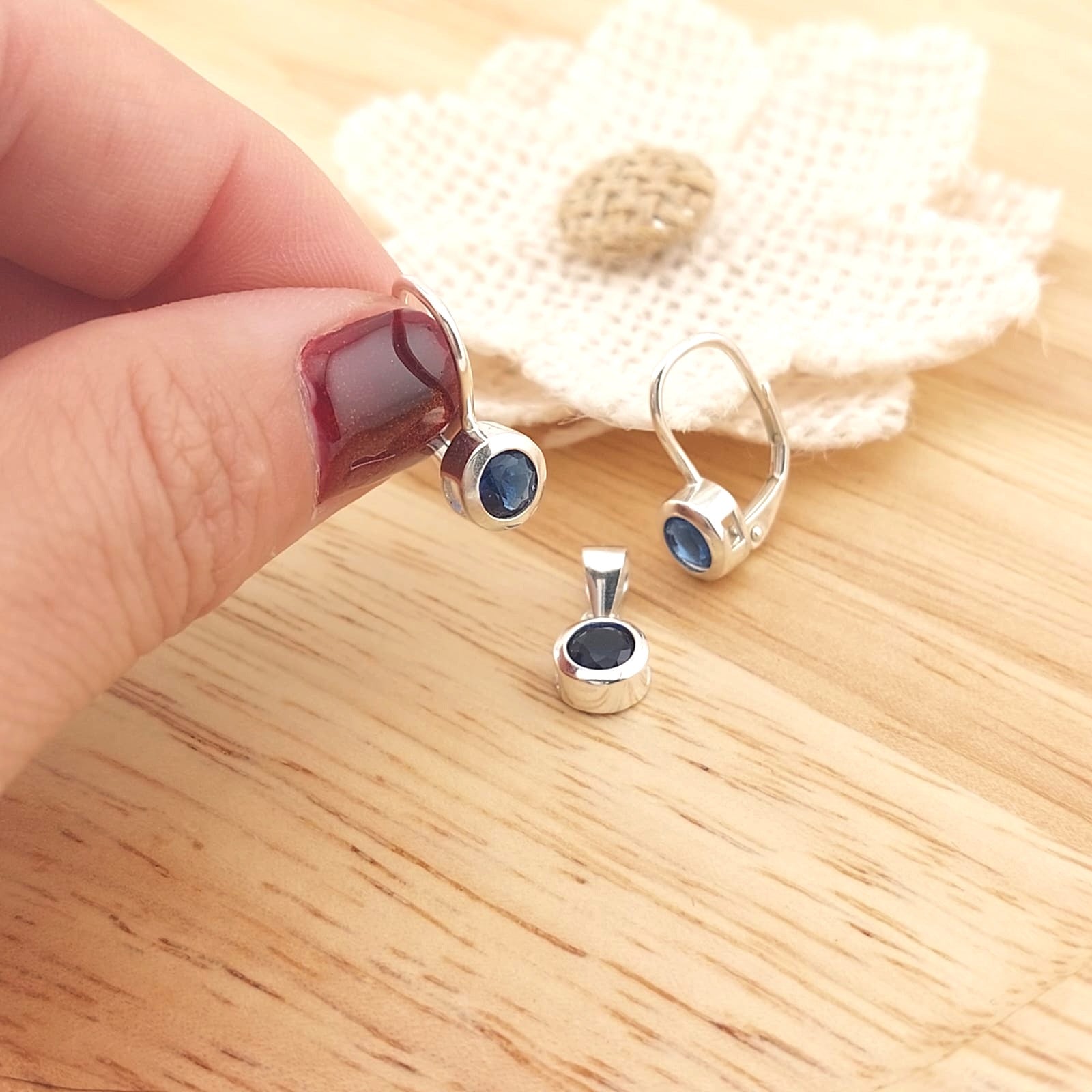 Juego Dama Plata 925 26321