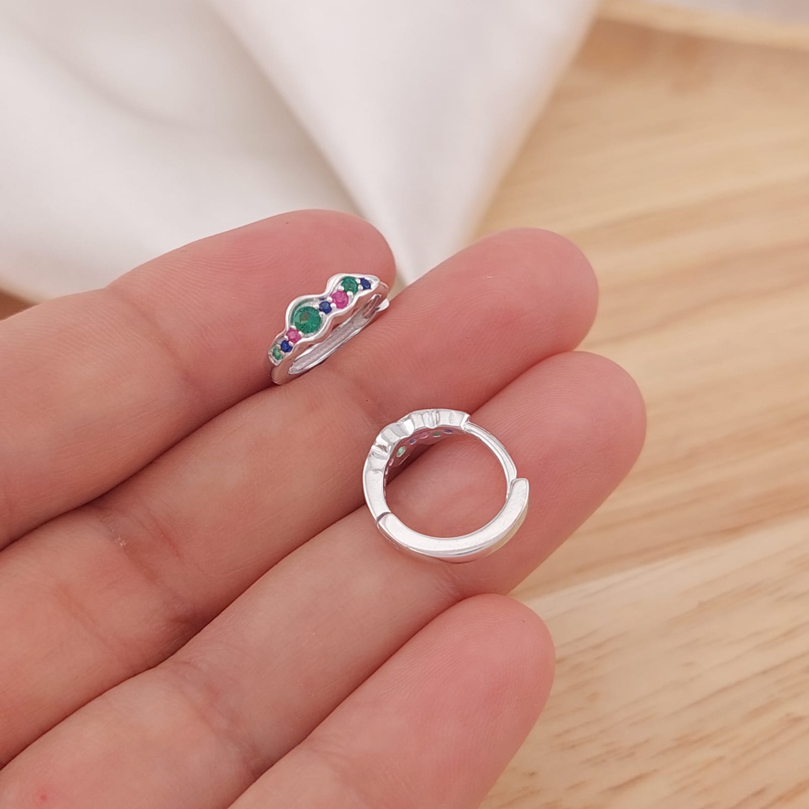 Huggies 13mm Plata 925 26445