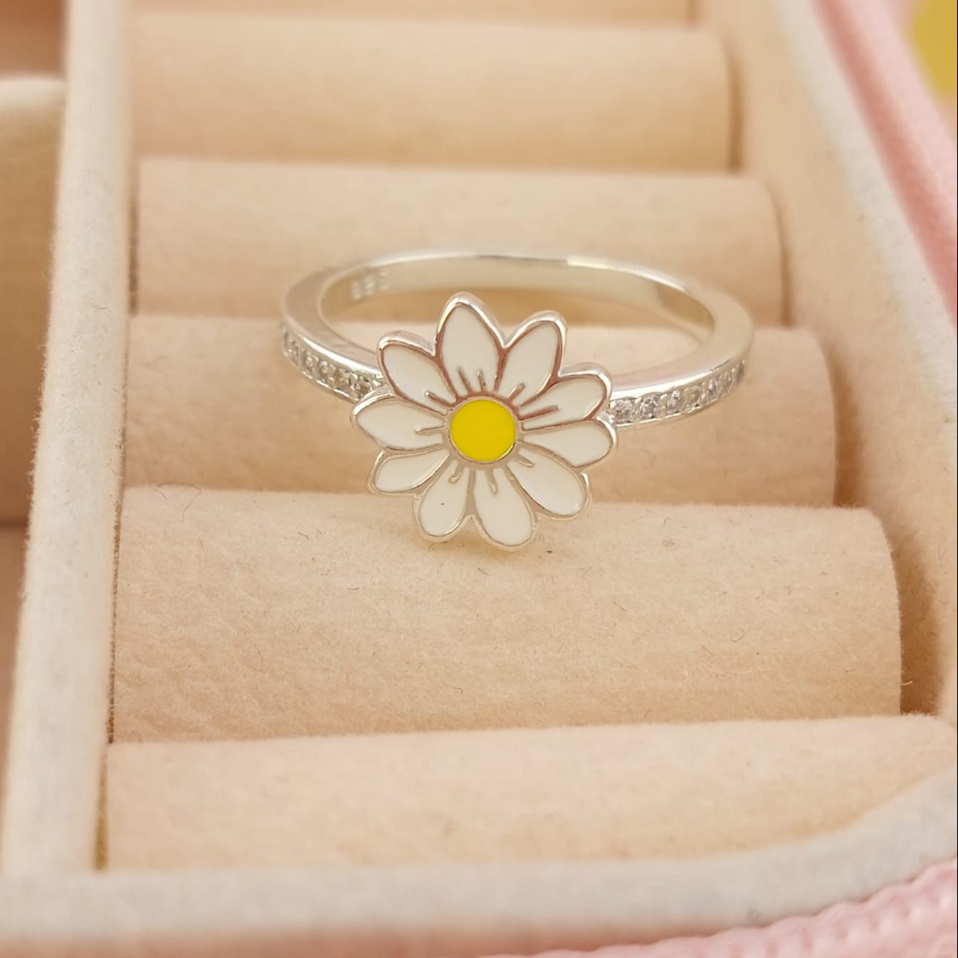 Anillo Girando Girasol Dama Plata 925 26457