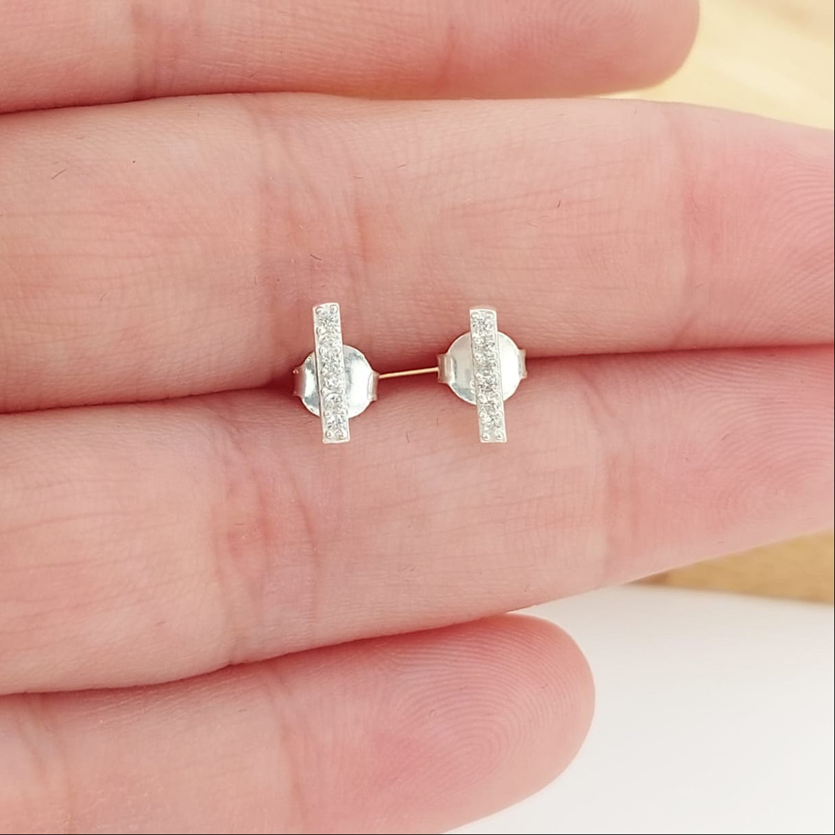 Aretes 8mm Plata 925 26537