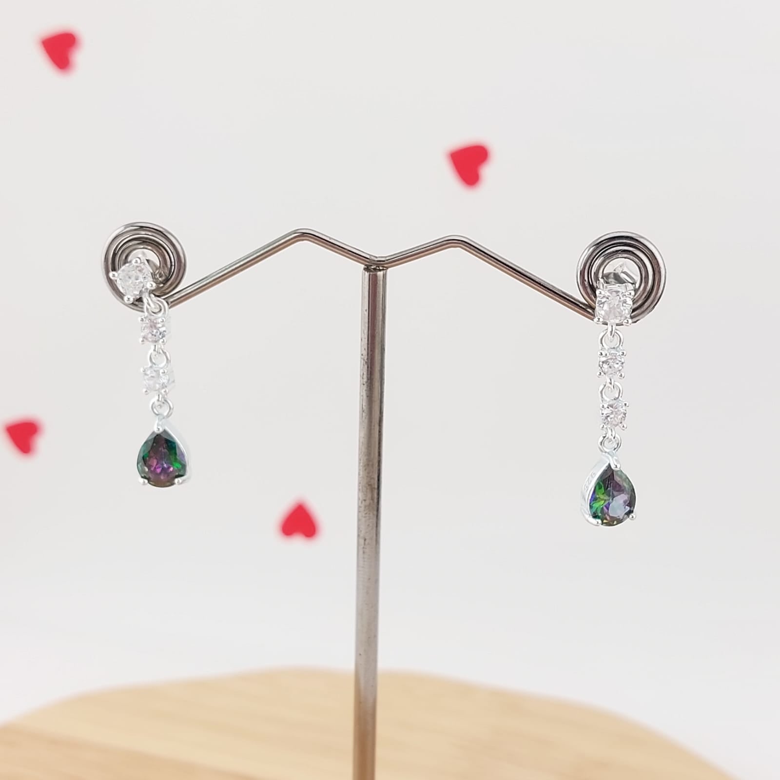 Aretes Largos 30mm Plata 925 26525