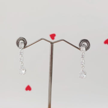 Aretes Largos 30mm Plata 925 26524