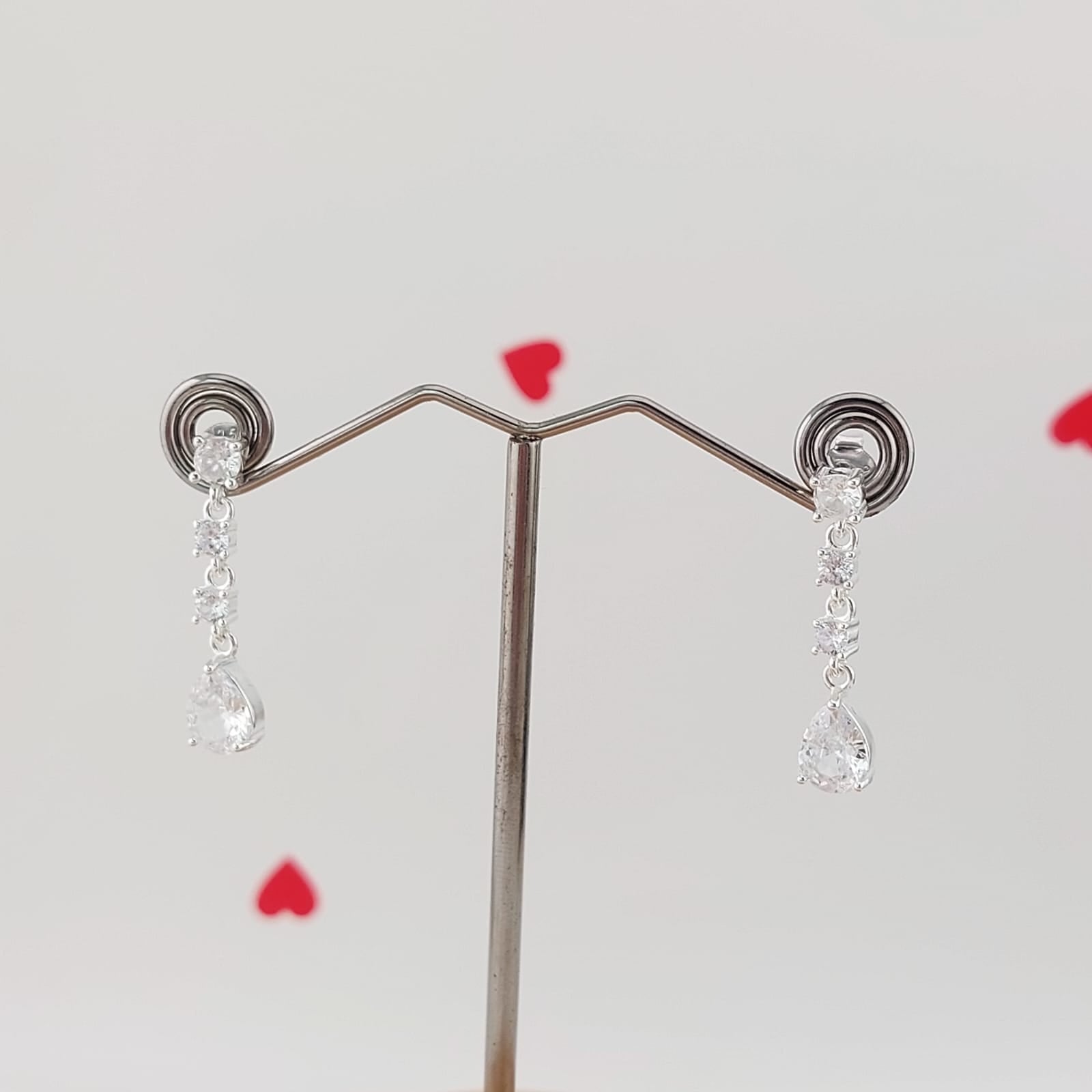 Aretes Largos 30mm Plata 925 26524