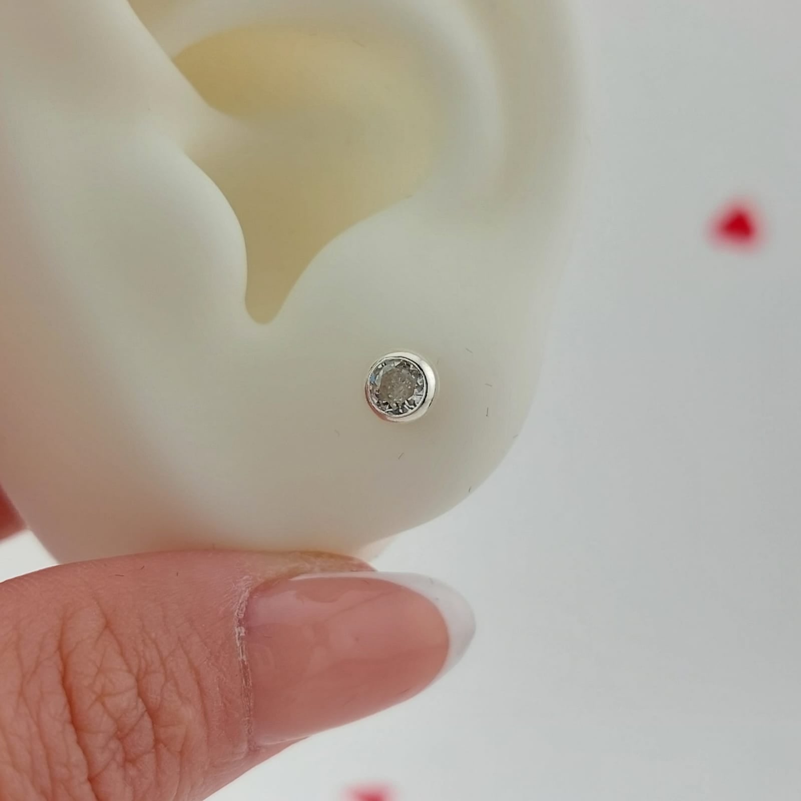 Chispas Biselado 4mm Plata 925 26581