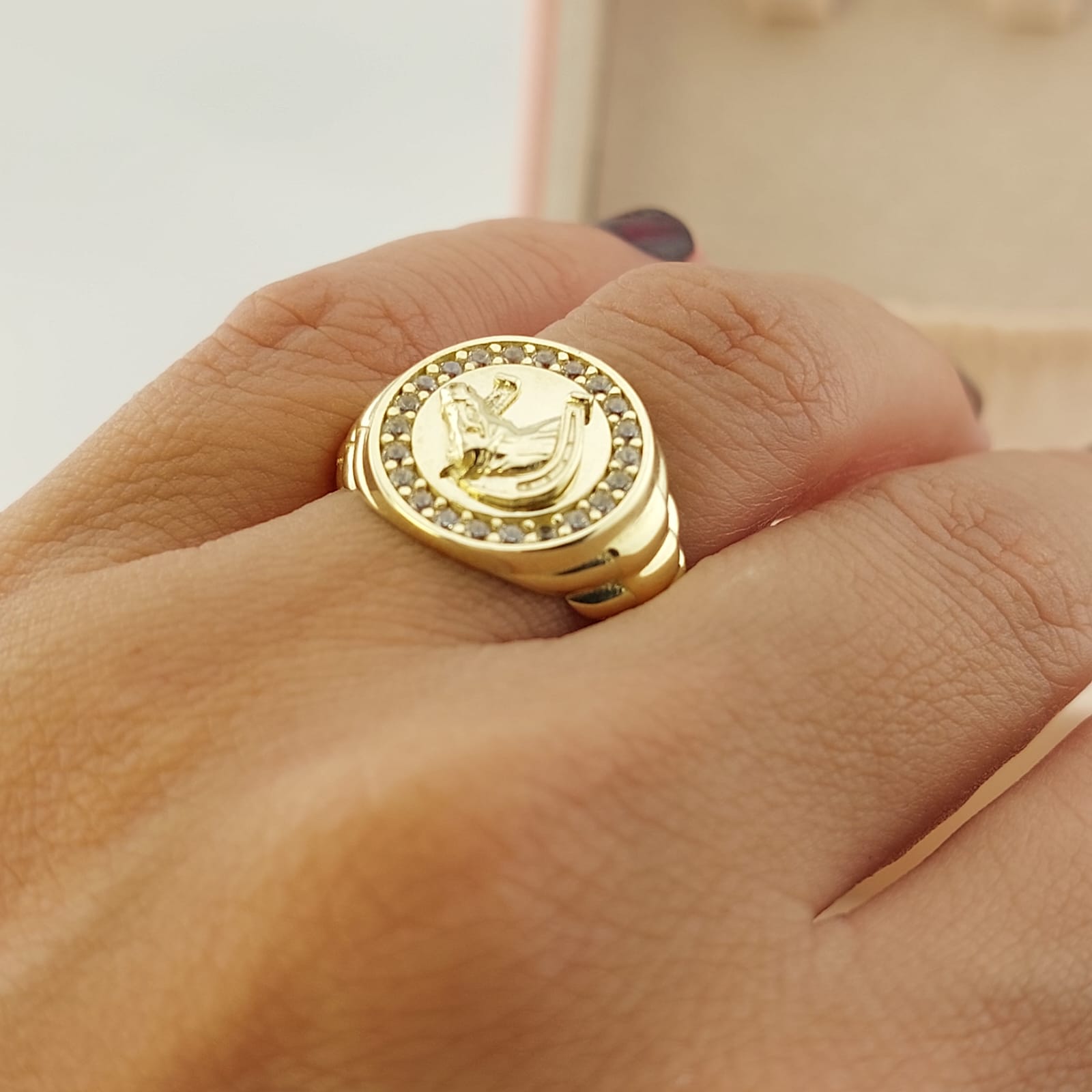 Anillo Hombre Oro 10k Italia 26642