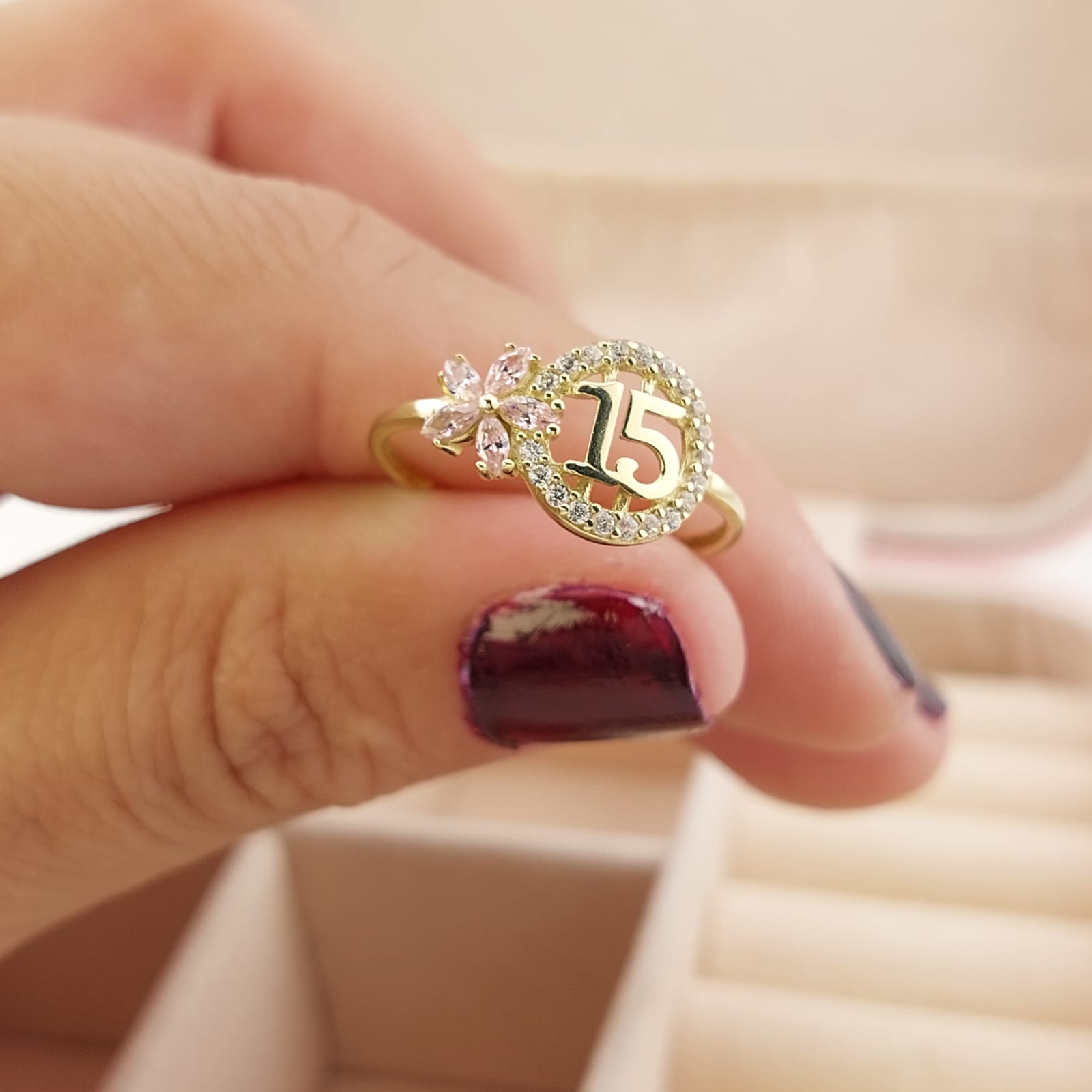 Anillo 15 Años Oro 10k 26631