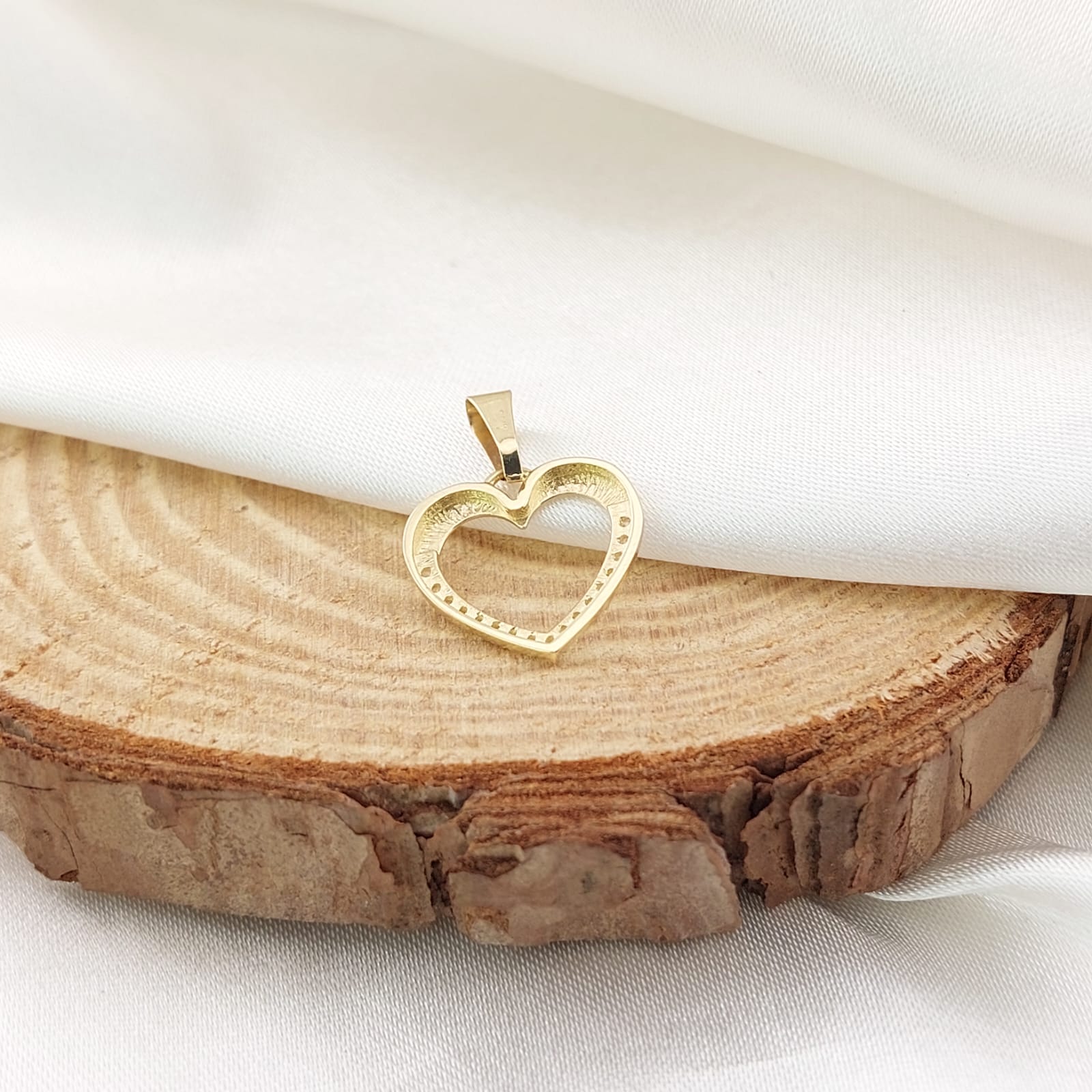 Dije Corazón 15mm Oro 10k 26651