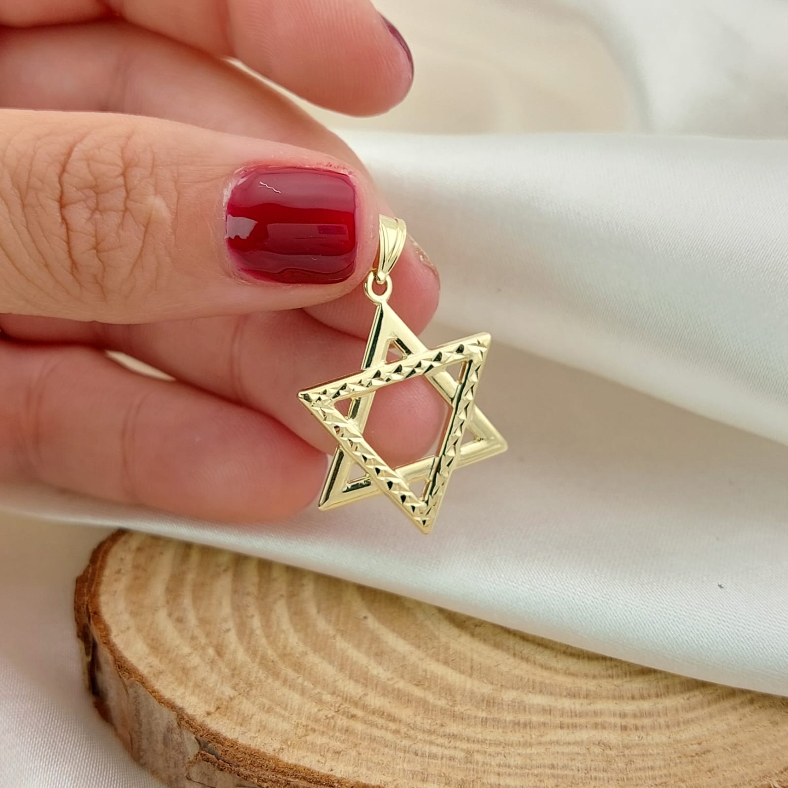 Dije Estrella David 22mm Oro 10k 26662