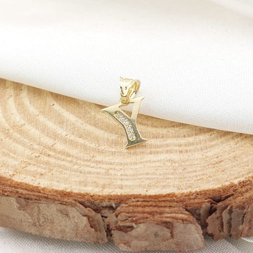 Dije Letra 10mm Oro 10k 26675