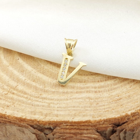 Dije Letra 10mm Oro 10k 26676