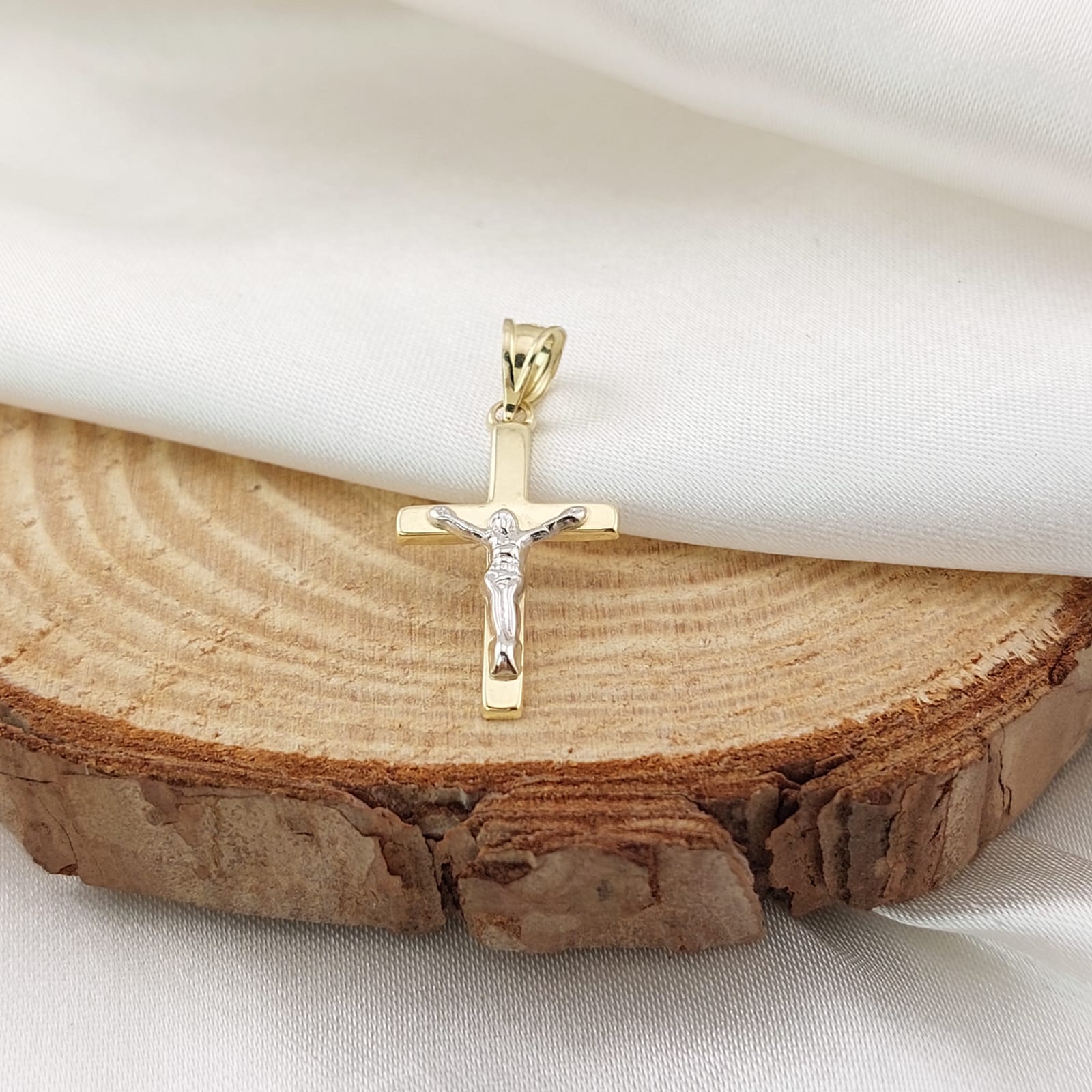 Dije Cruz 22mm Oro 10k 26656