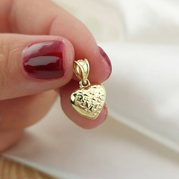 Dije Corazón 11mm Oro 10k 26650