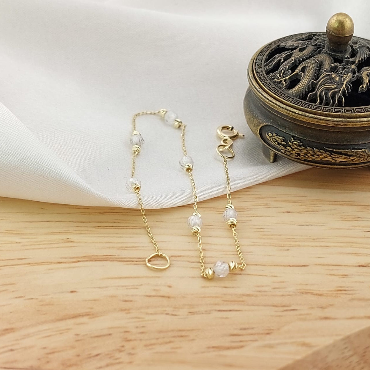 Pulsera 18cm Oro 10k 26692