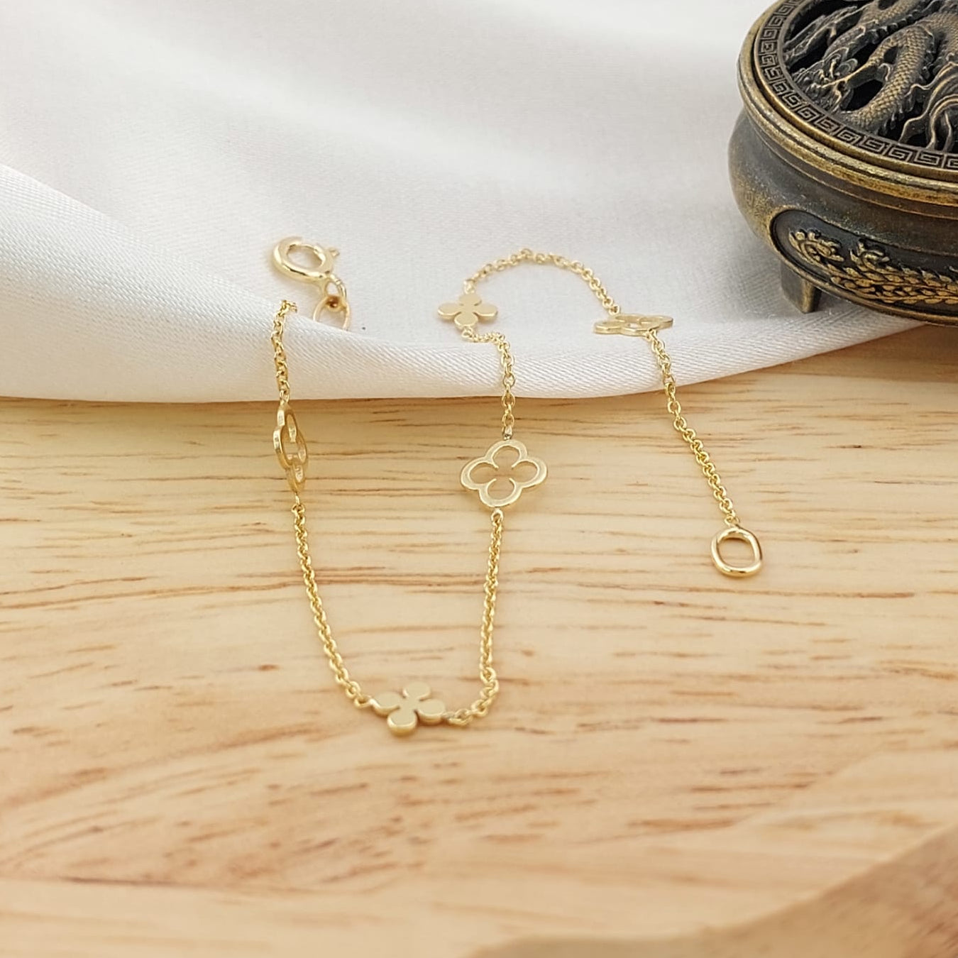 Pulsera 17.5cm Oro 10k 26697