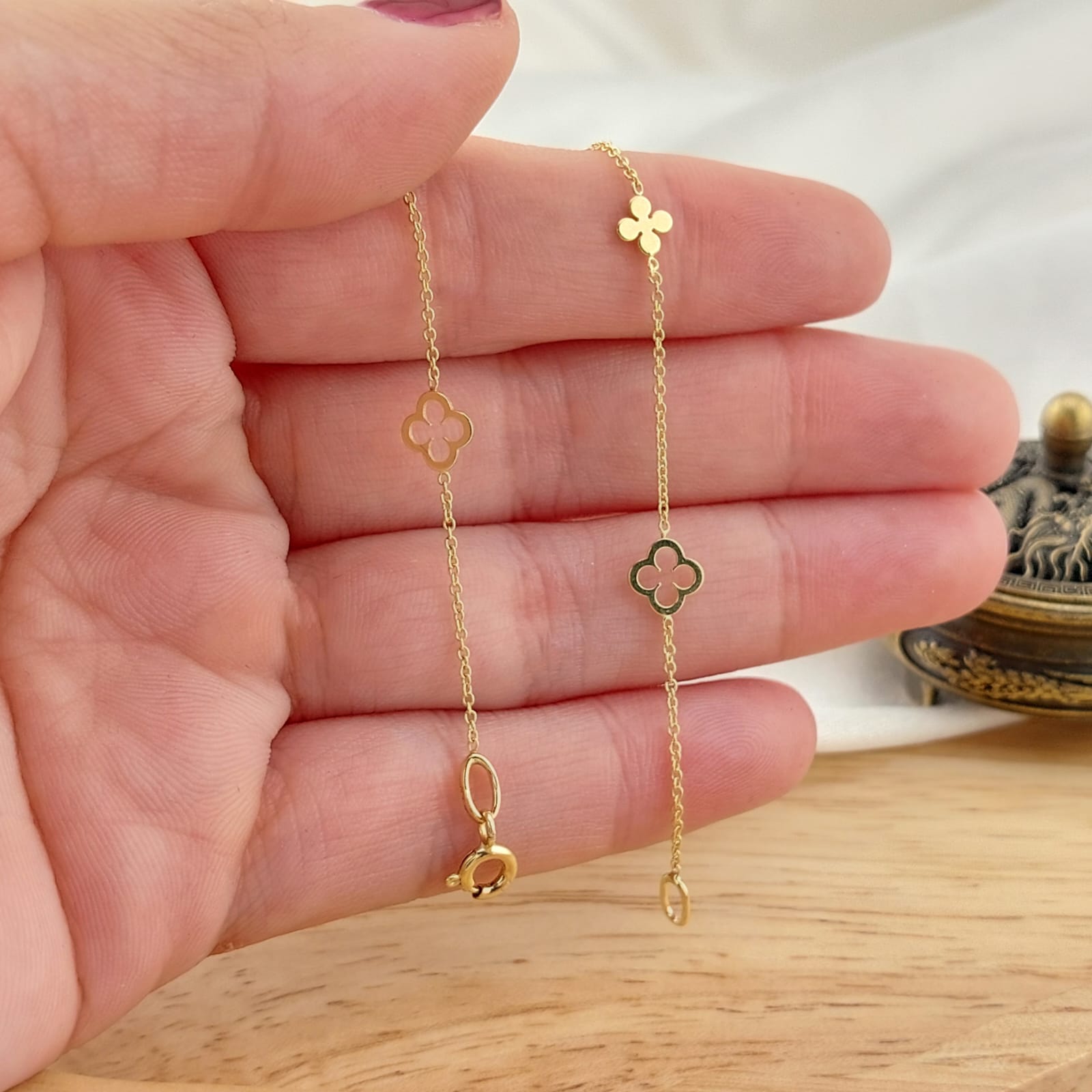 Pulsera 17.5cm Oro 10k 26697