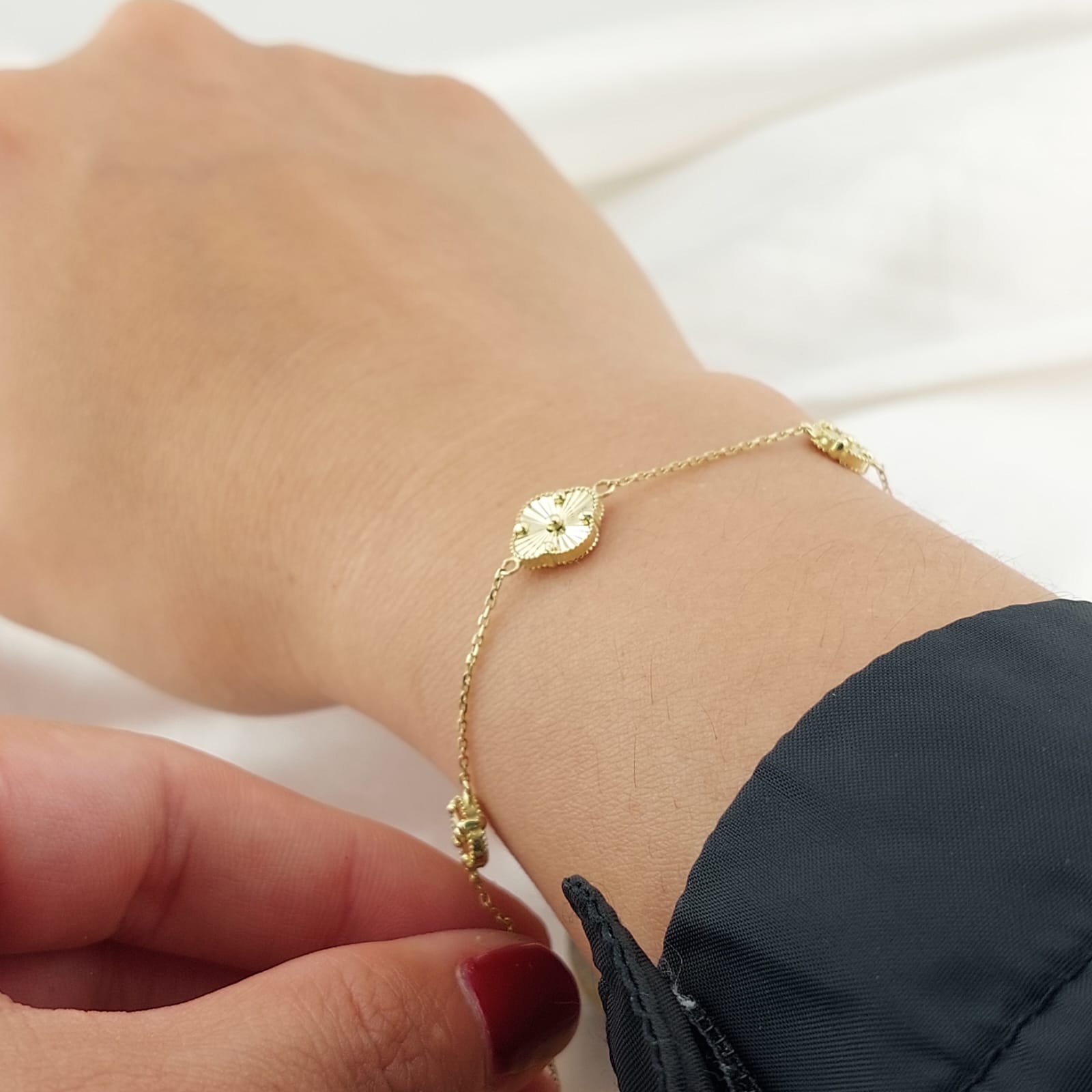 Pulsera 17.5/19.5cm Oro 10k 26695