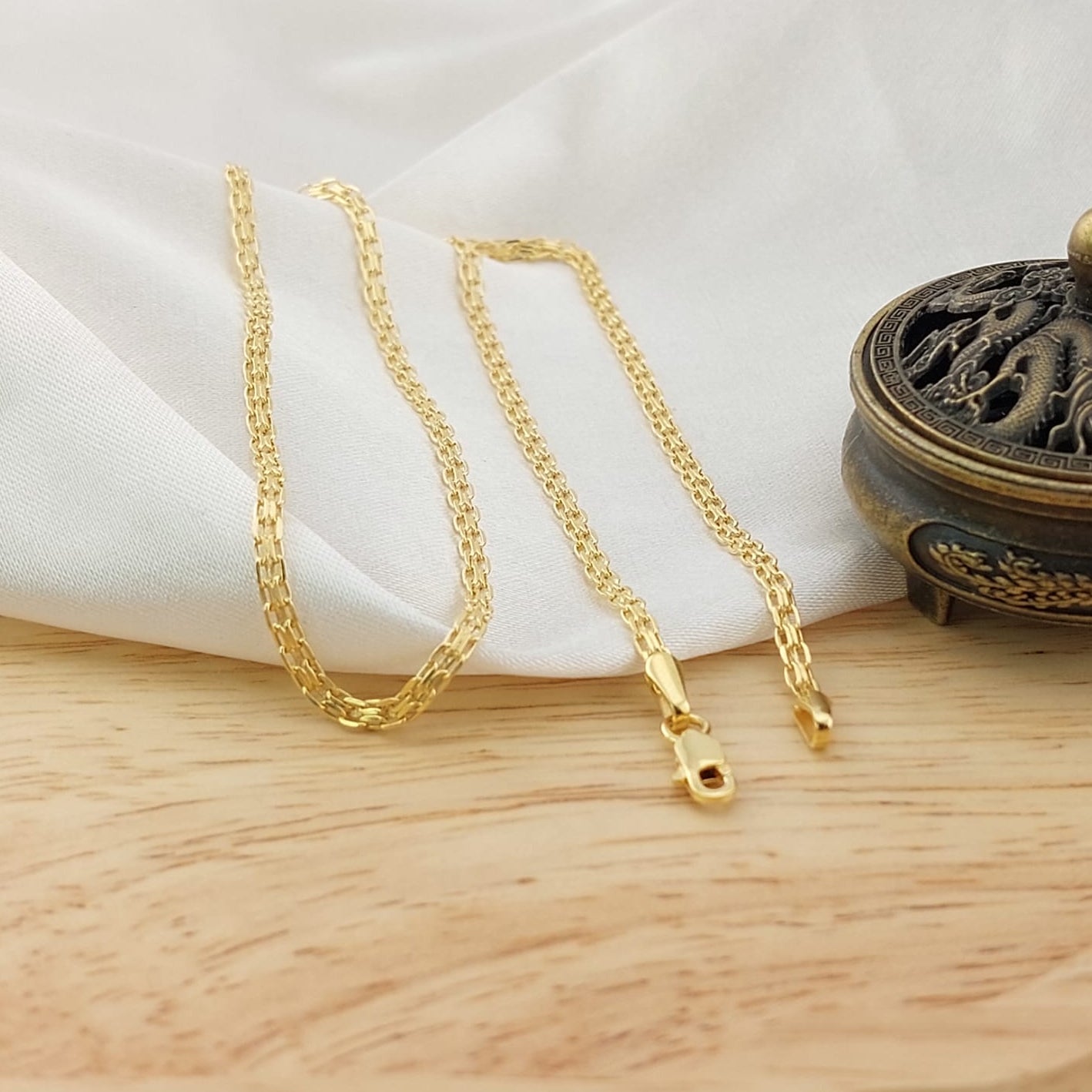 Cadena 45cm/2mm Oro 10k Italia 26681