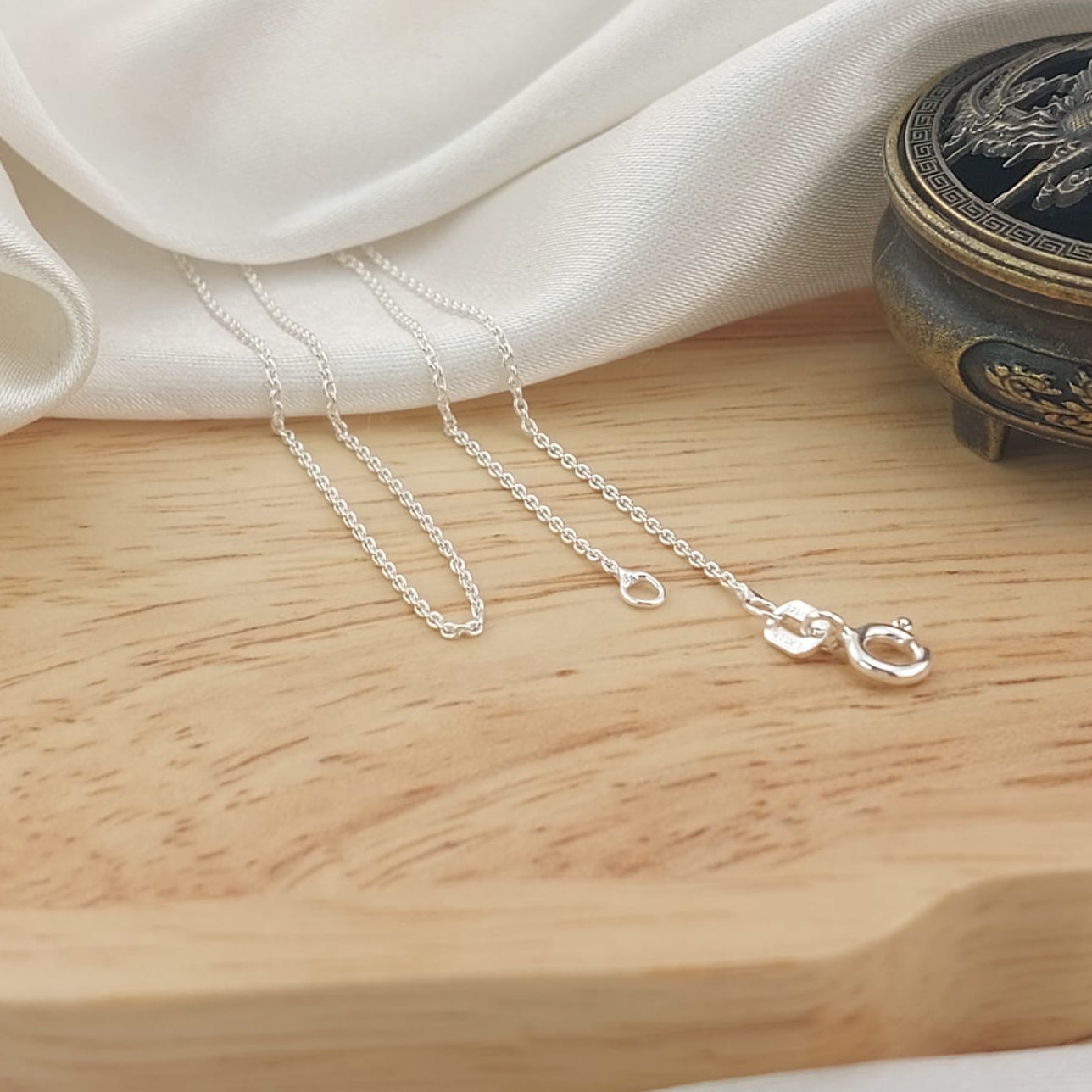 Cadena Clásica Dama 50CM Plata 925 26742