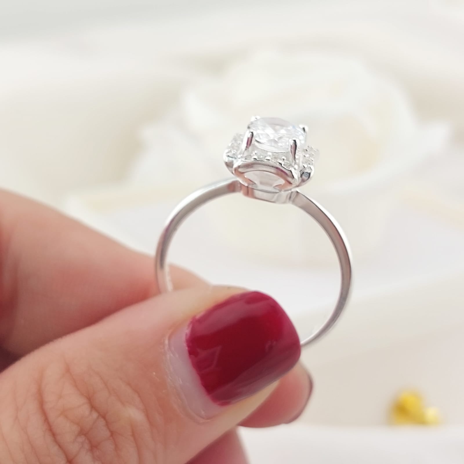 Anillo Compromiso 3.0g Plata 925 26861