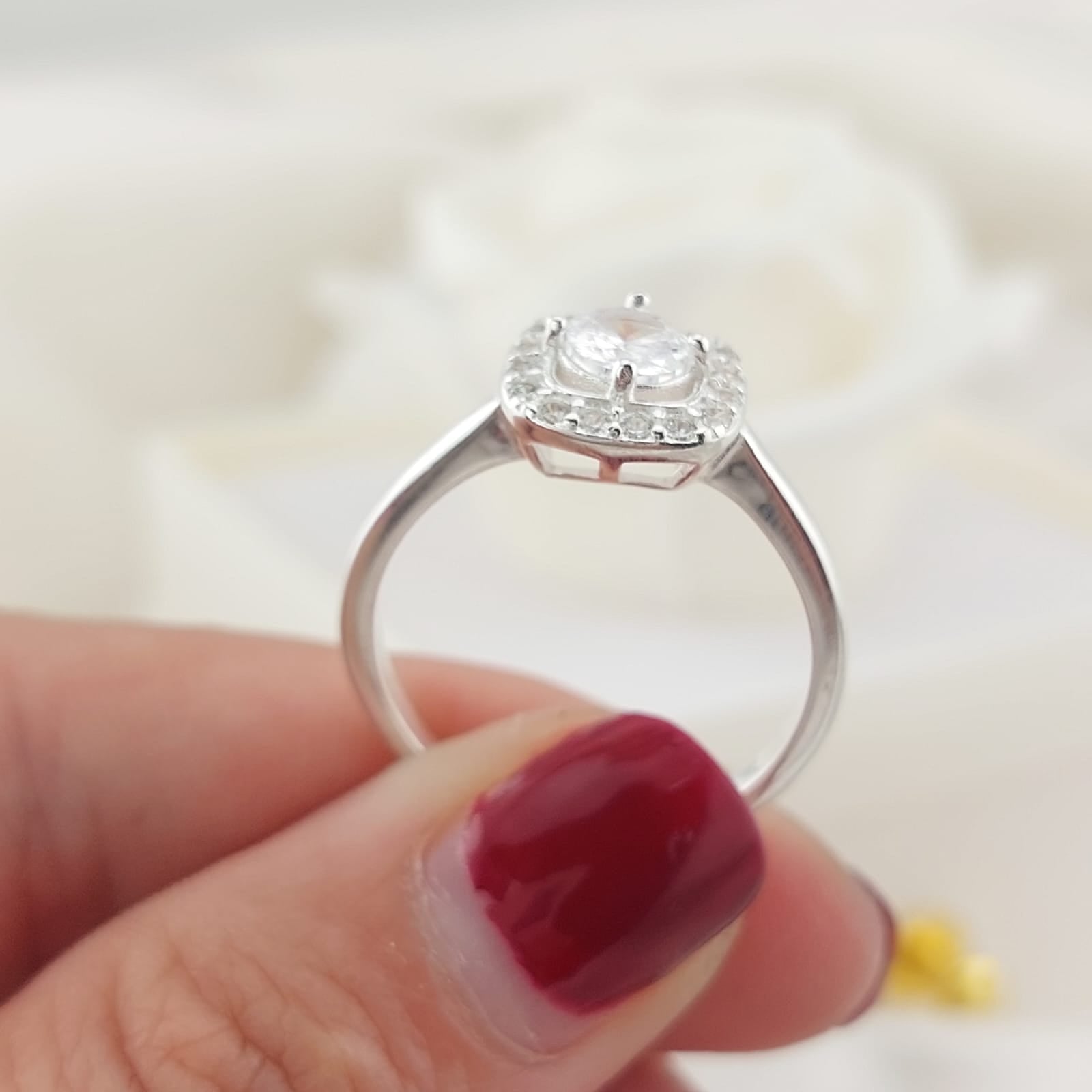 Anillo Compromiso CZ 5mm Plata 925 26863