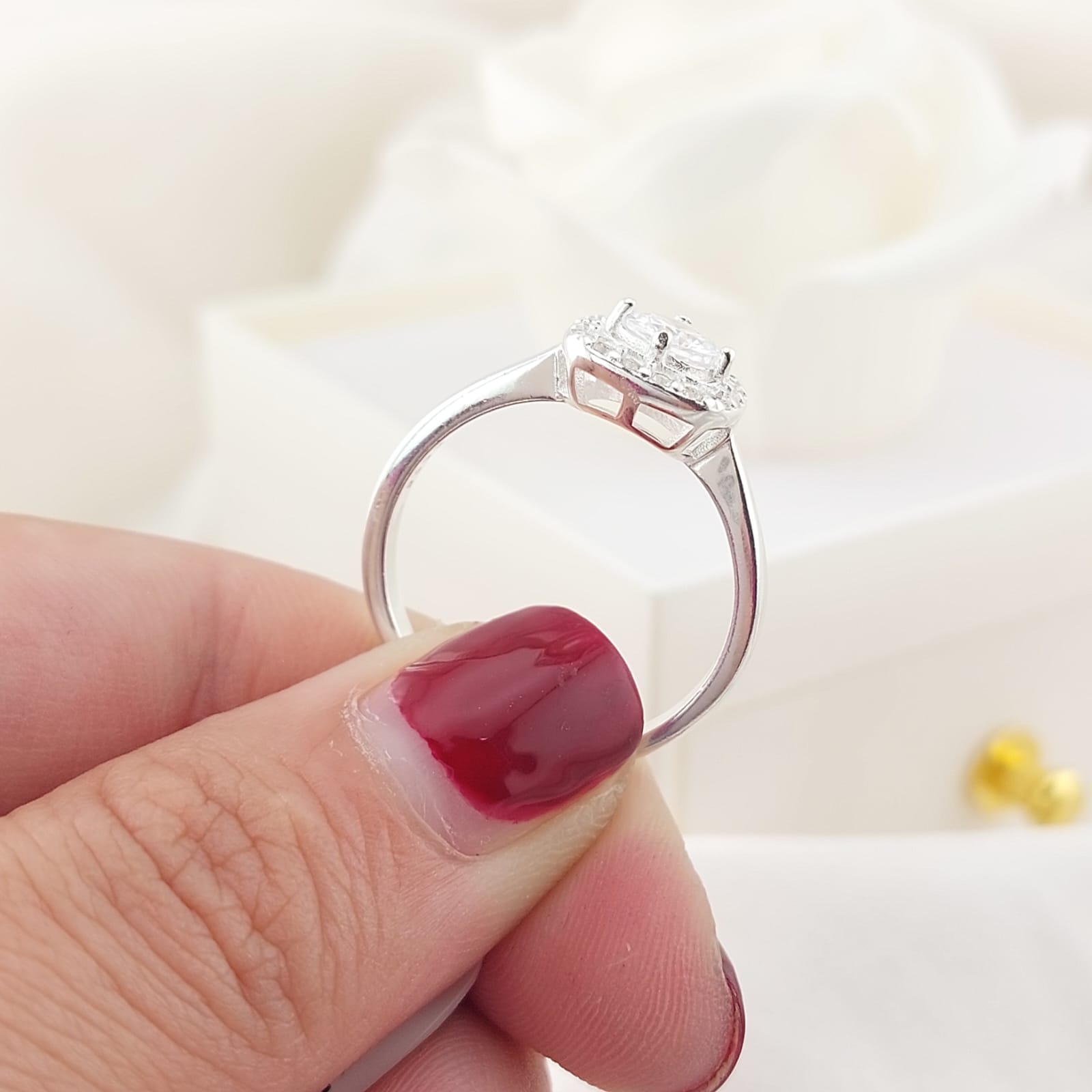 Anillo Compromiso CZ 5mm Plata 925 26863