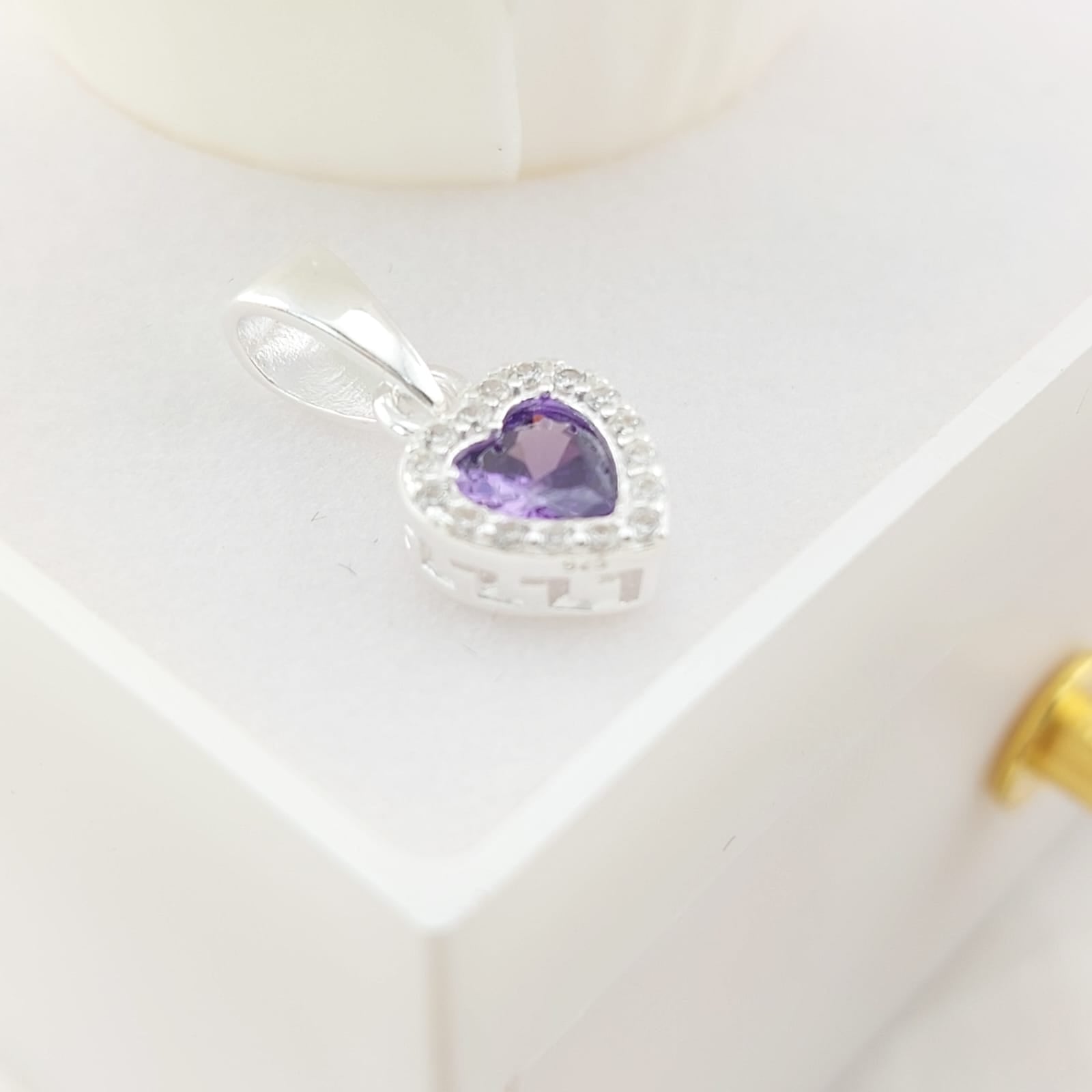 Dije Corazón 10mm Plata 925 26882