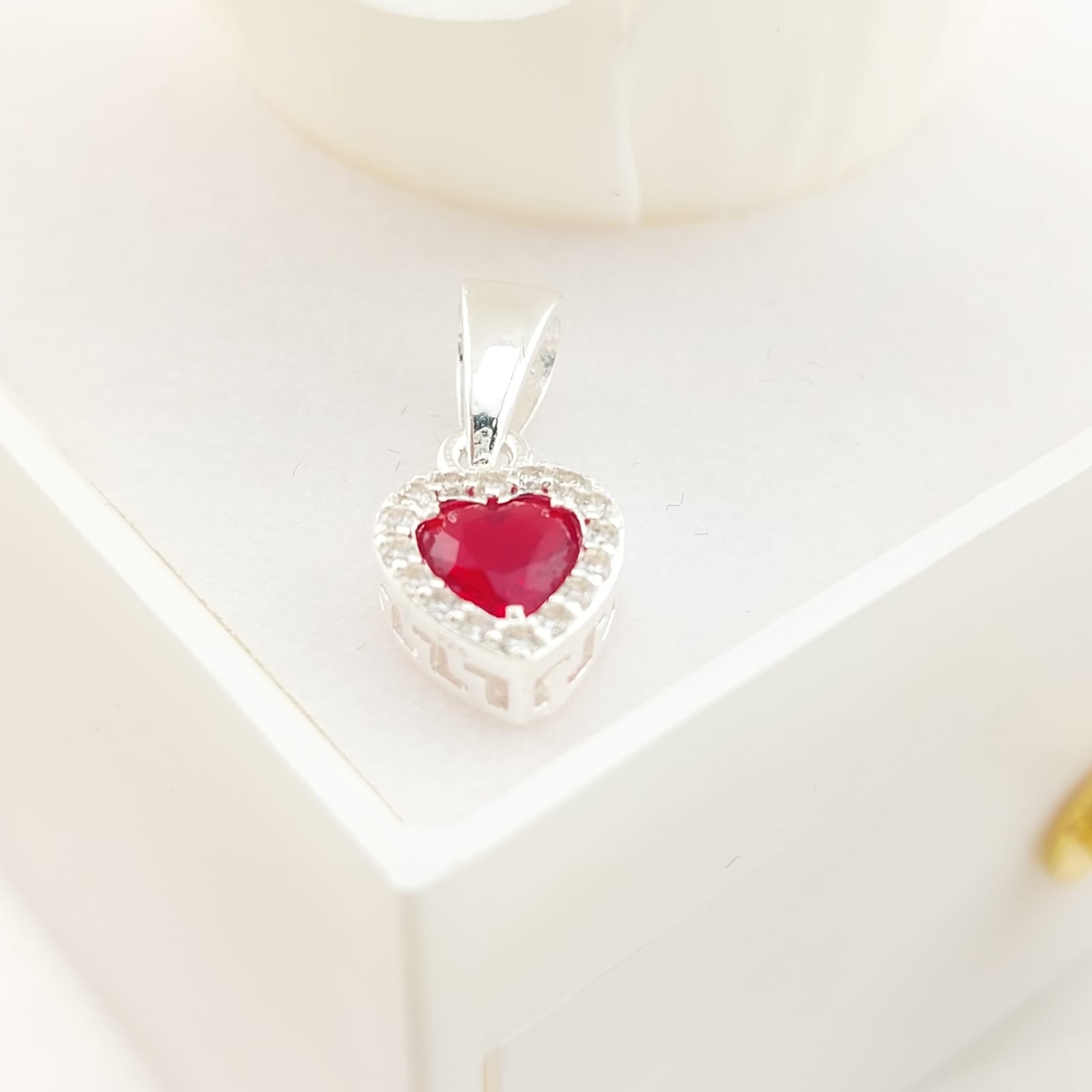 Dije Corazón 10mm Plata 925 26878