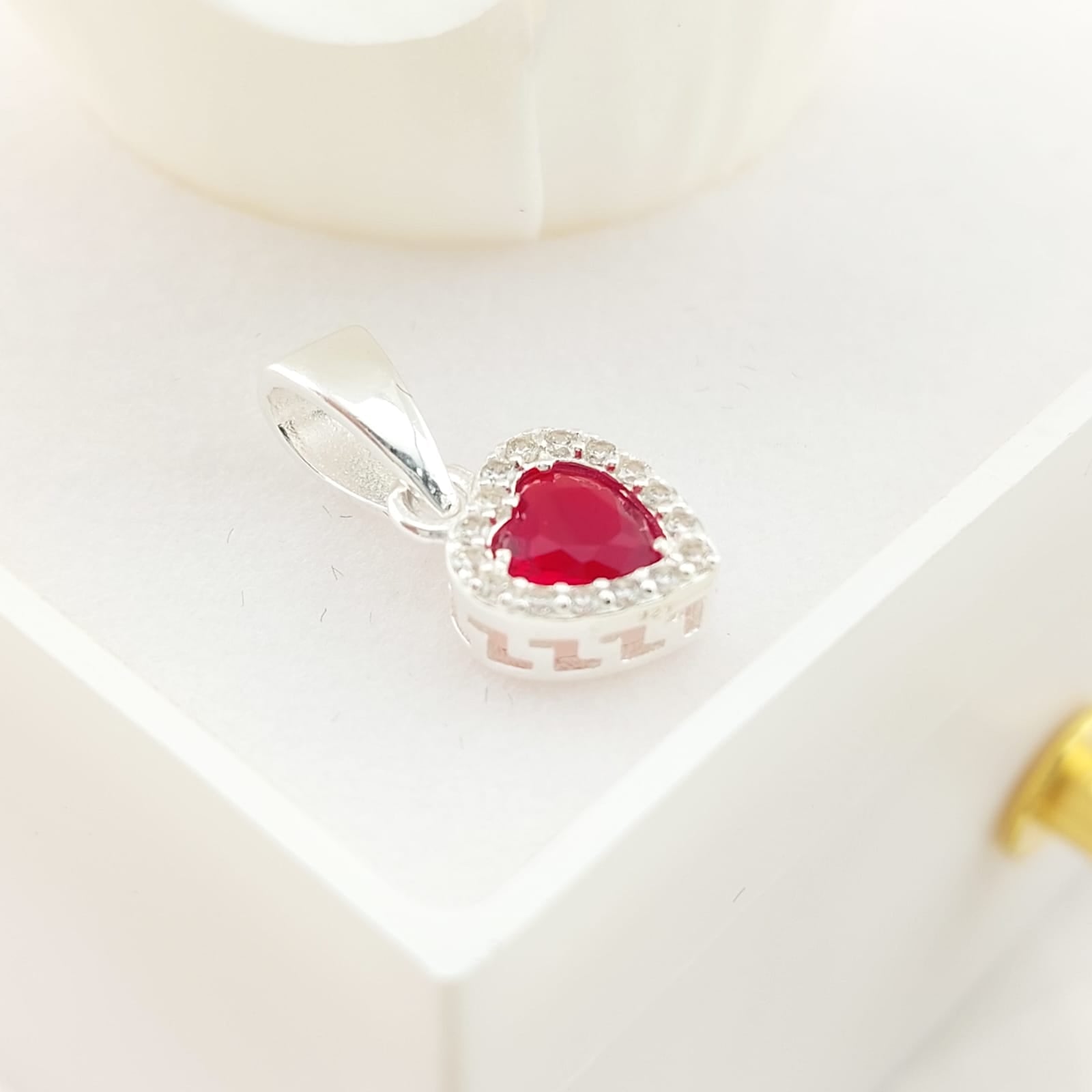 Dije Corazón 10mm Plata 925 26878
